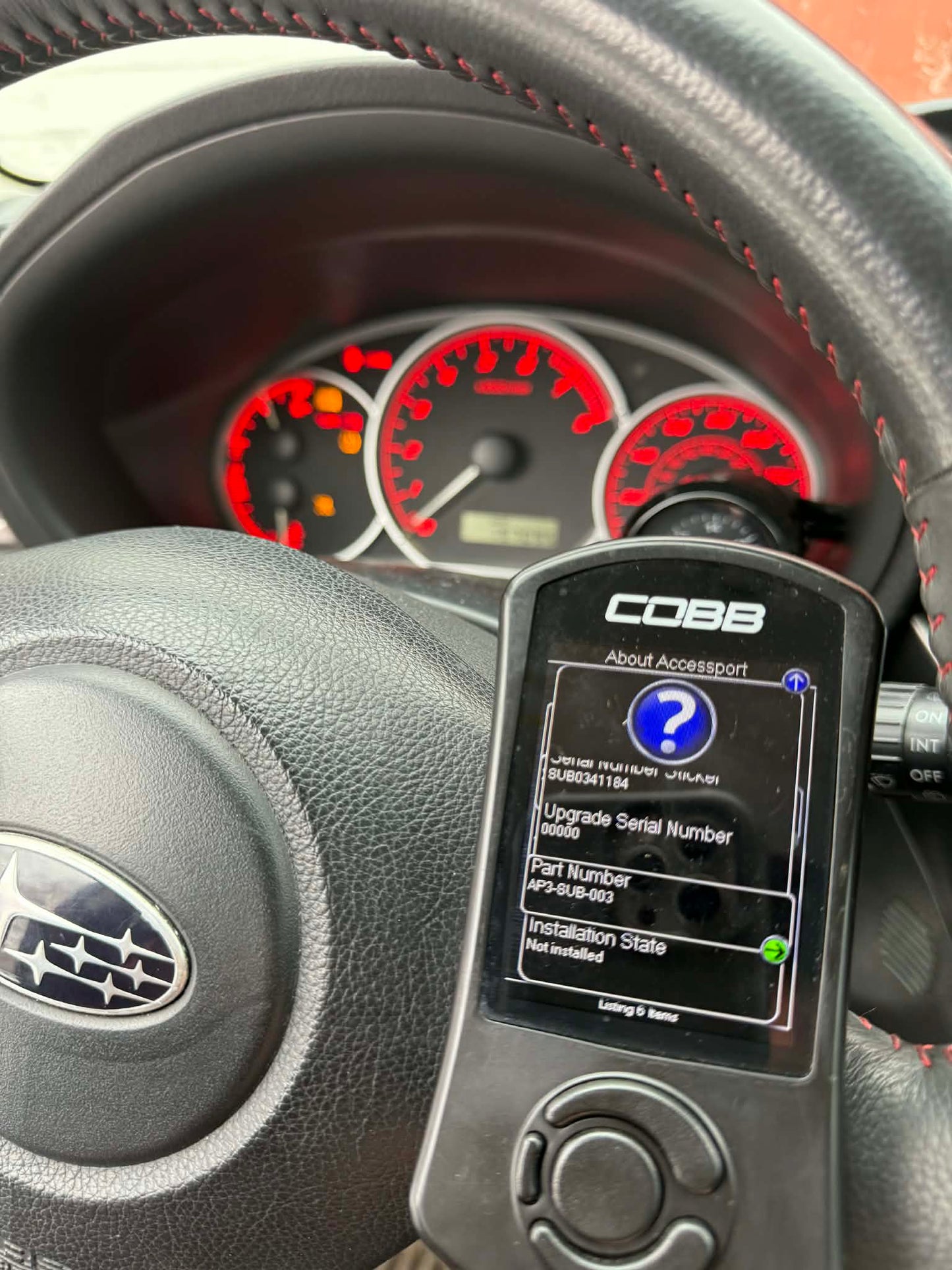 COBB TUNING sub 003 sub003 accessport tuner 2008-2014 Subaru wrx and STi UN MARRIED