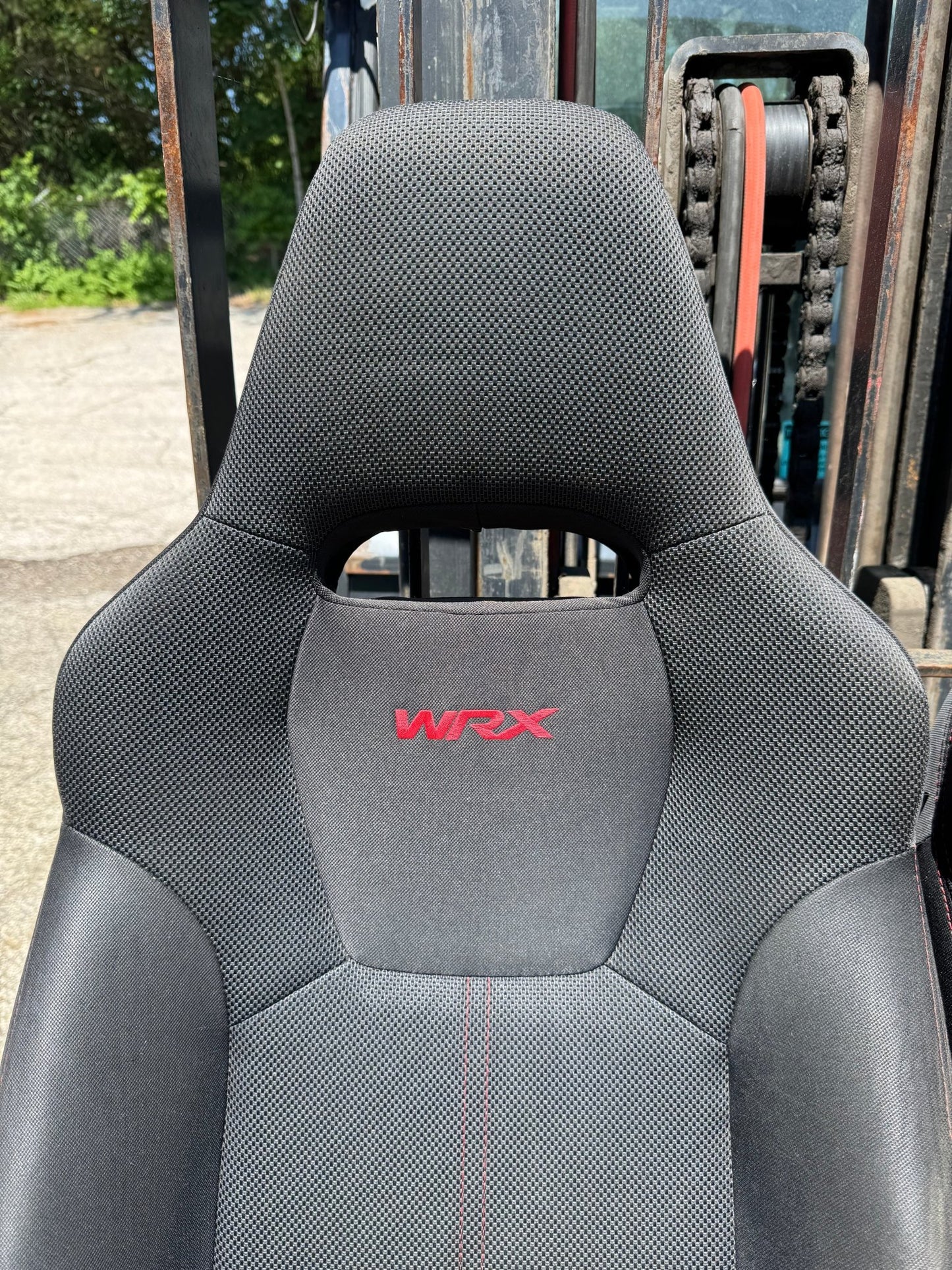 2008-2014 Subaru WRX OEM Seat Set Passenger Driver Front Cloth Pair