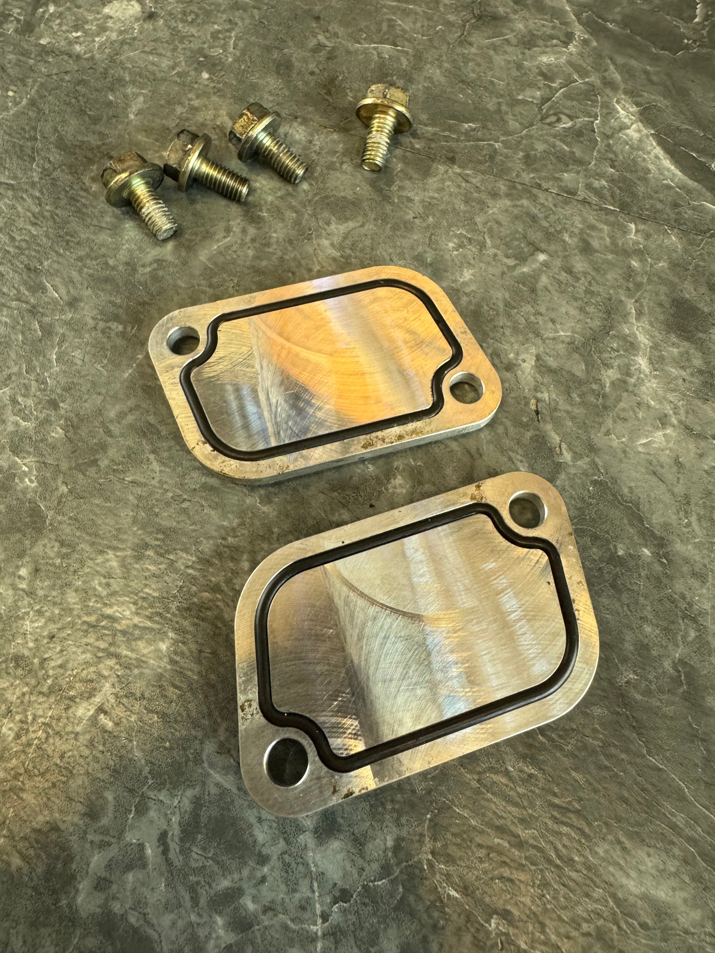 Subaru EJ20 EJ25 Engine P&L Motorsports AVCS Solenoid Access Plates With Hardware