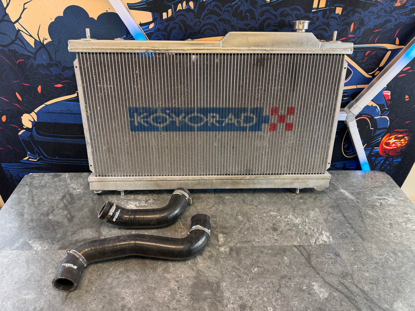 2008-2021 Subaru STi / 2008-2014 Subaru WRX All Aluminum Koyorad Radiator Very Good Condition