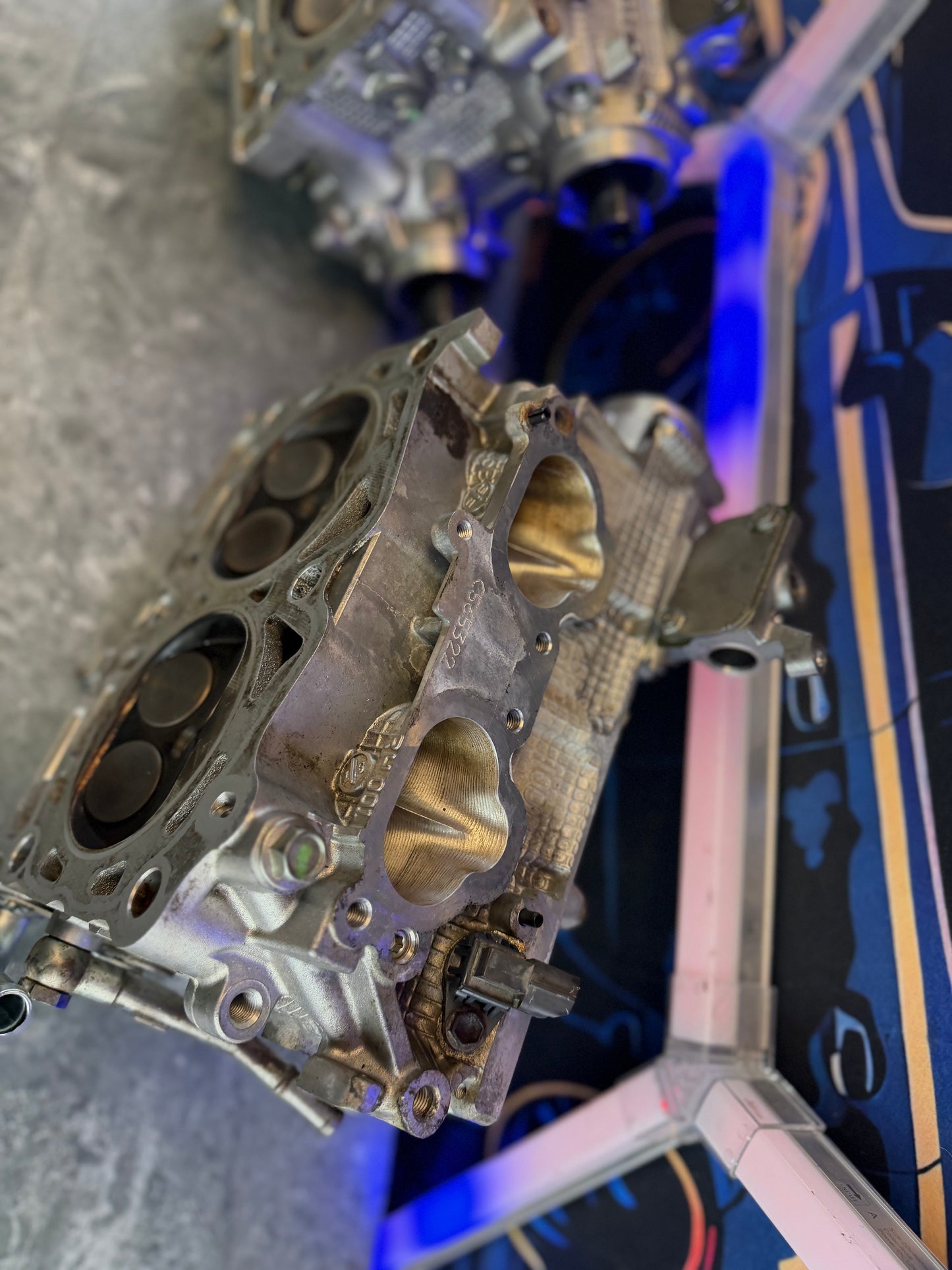 IAG “ race “ SAVCS cylinder heads Subaru STi & wrx GSC S2 cams, CNC port & polish + 1 MM valves , 14 MM drilled