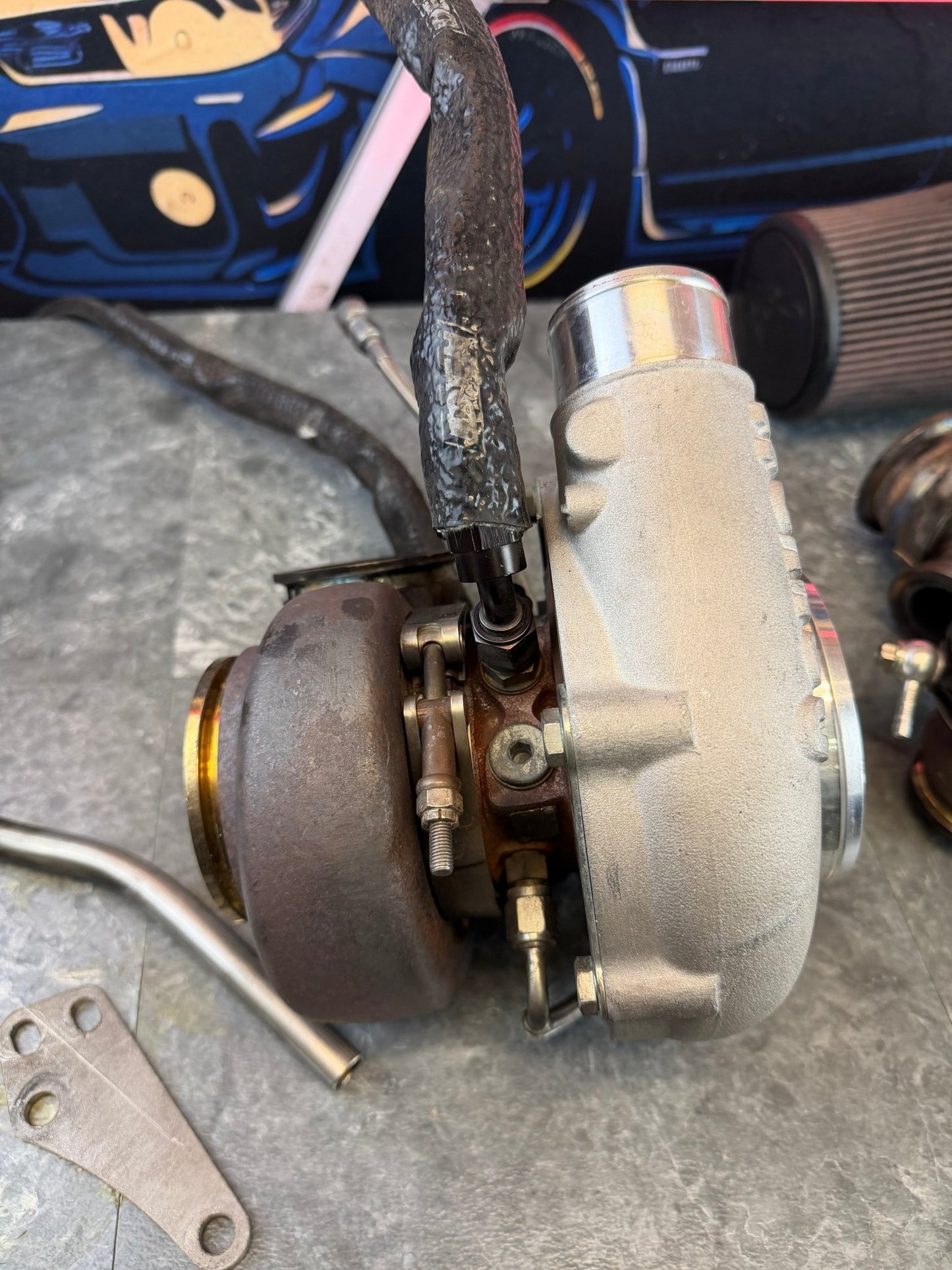 ETS rotated turbo kit Subaru STi VA ej257 2016-2021 extreme turbo systems Garrett g30 770 tial MVR EWG