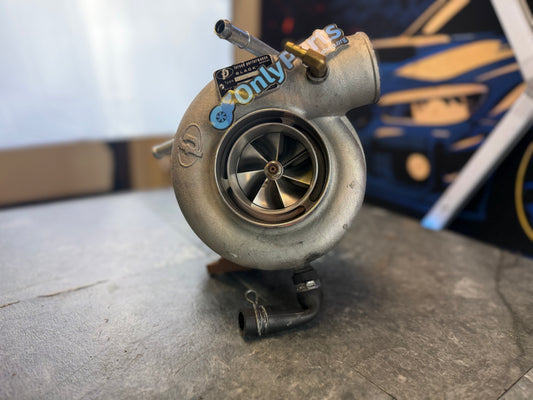 FP black HTZ 84 billet stock location turbo Subaru STi & wrx journal bearing 10 cm welded 3.25 “