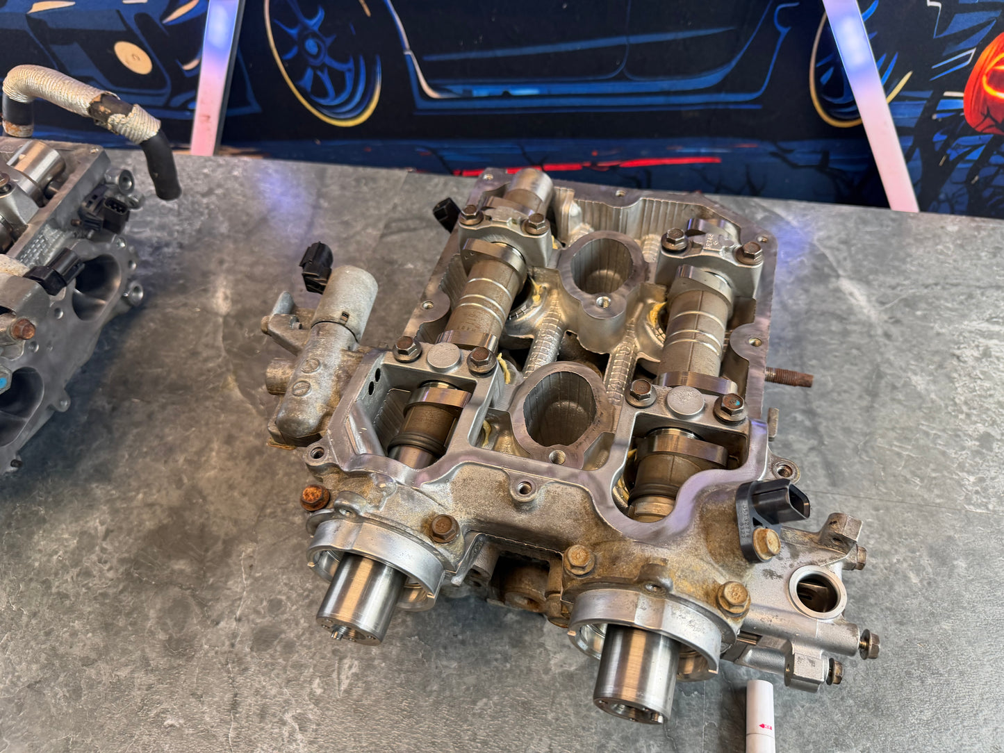 W25 OEM 2008 - 2021 Subaru STi DAVCS cylinder heads w/ oem camshafts RE BUILT