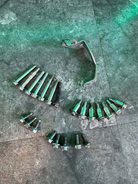 2002-2014 Subaru WRX / 2004-2021 Subaru STi OEM Front Timing Belt Cover Bolt Hardware Set Complete