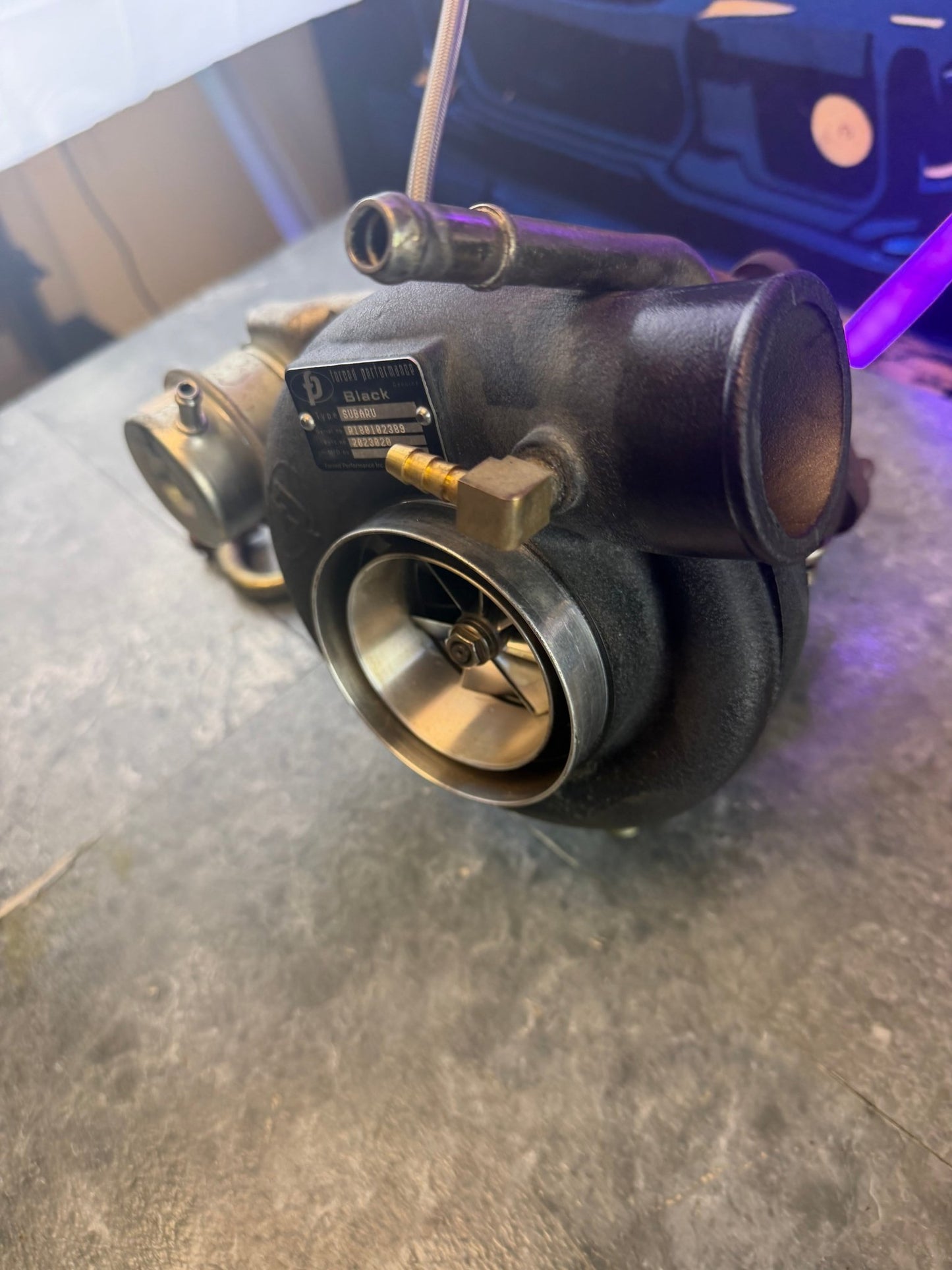 FP black HTZ 84 billet stock location turbo Subaru STi & wrx journal bearing 10 cm IWG 3.25 “
