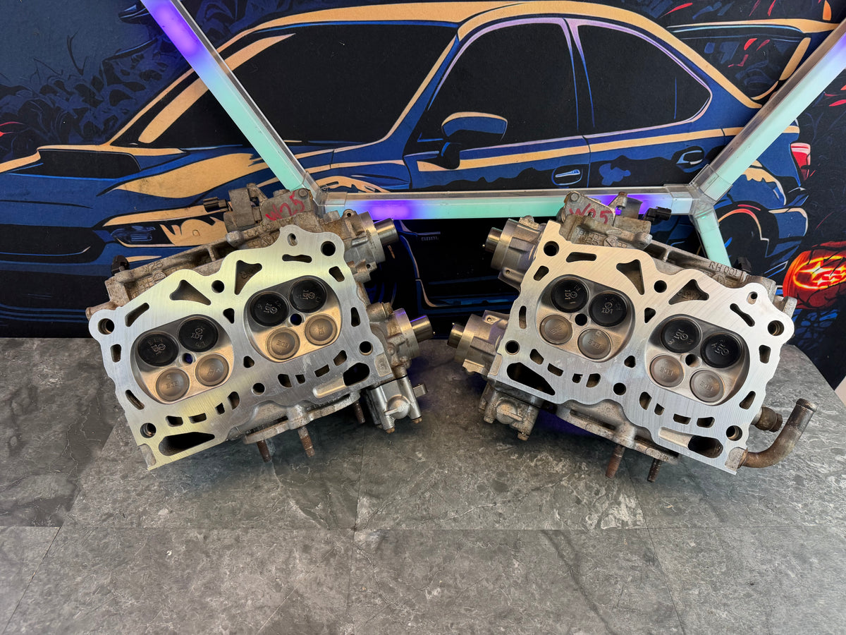 SUBARU STi 2008 - 2021 OEM W25 N25 dual avcs cylinder heads TESTED