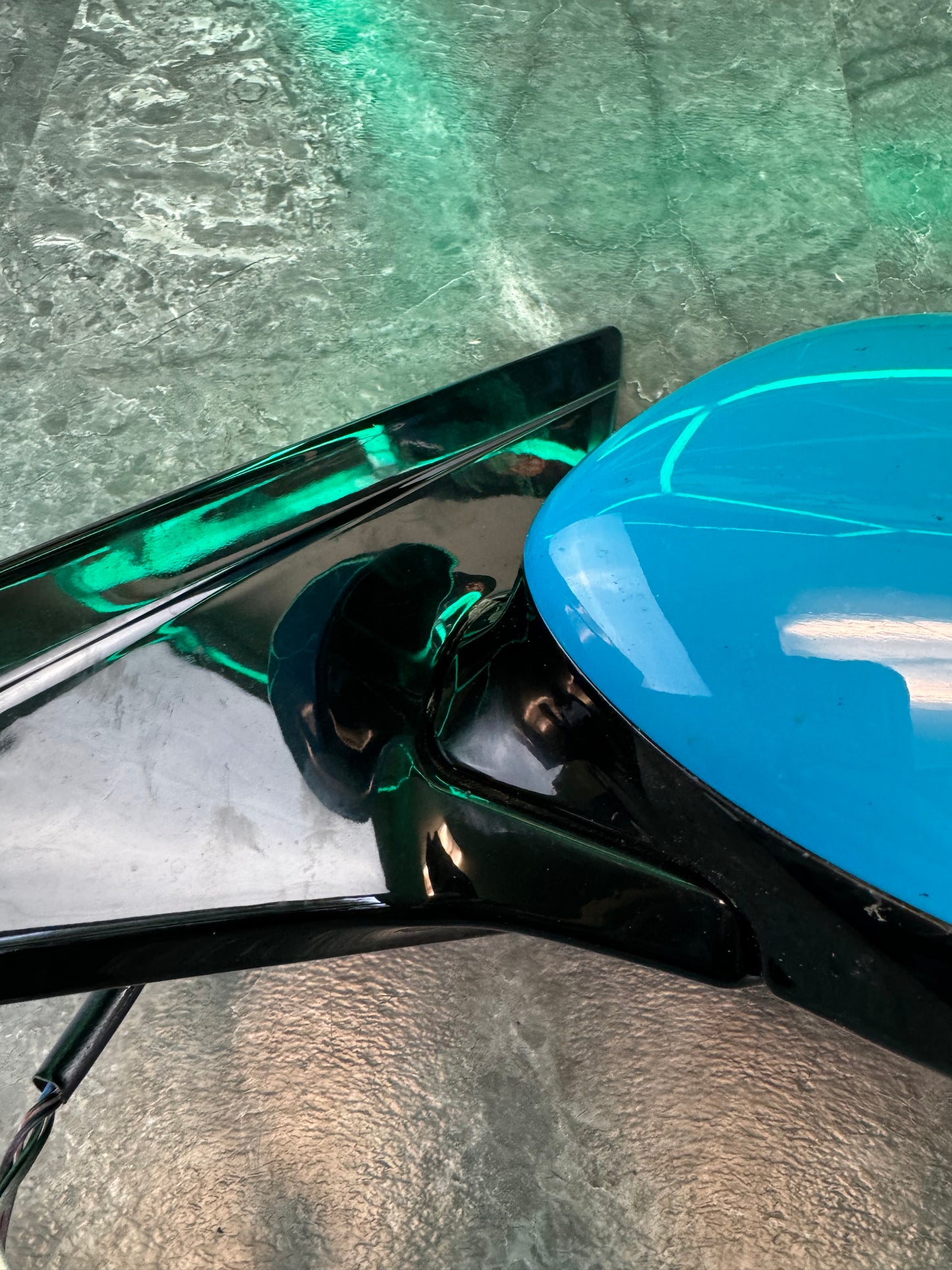 2008-2014 Subaru WRX OEM LR RH Passenger Driver Side Mirror Custom Painted Blue Pair