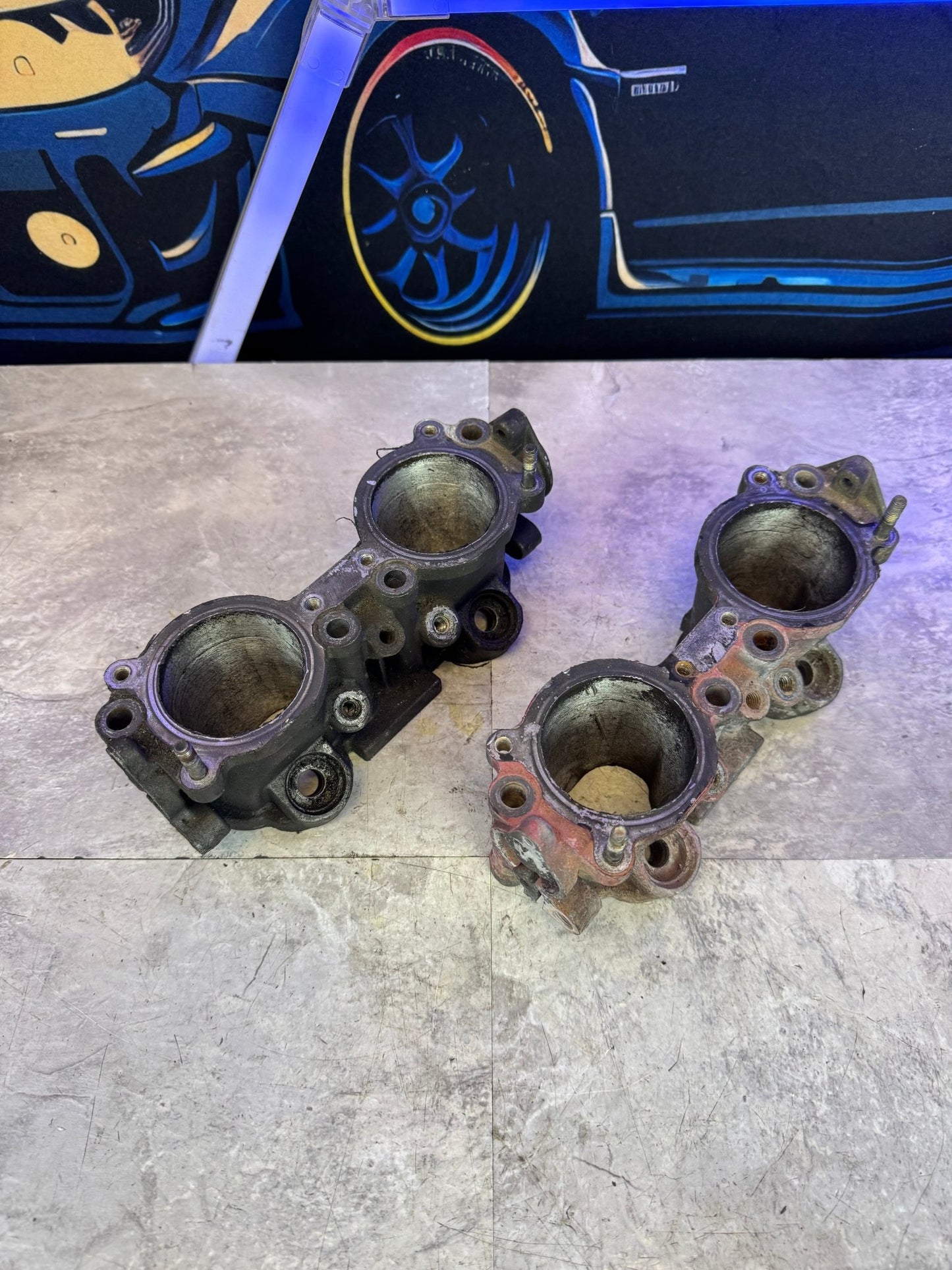 2002-2007 Subaru Impreza WRX STi Modified OEM Engine Intake Manifold Tgvs Weldless Delete Kit C2