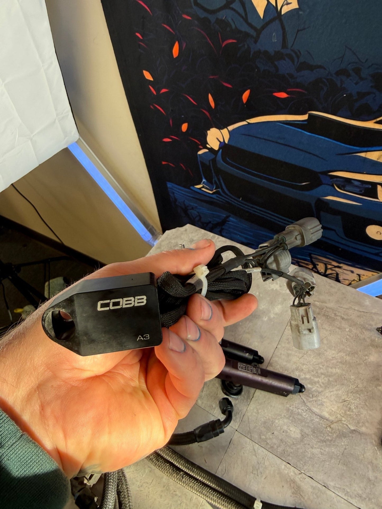 fuel kit for 08-21 Subaru STi 08-14 wrx IAG e85 fuel lines , IAG rails , Cobb flex fuel kit & areomotive regulator