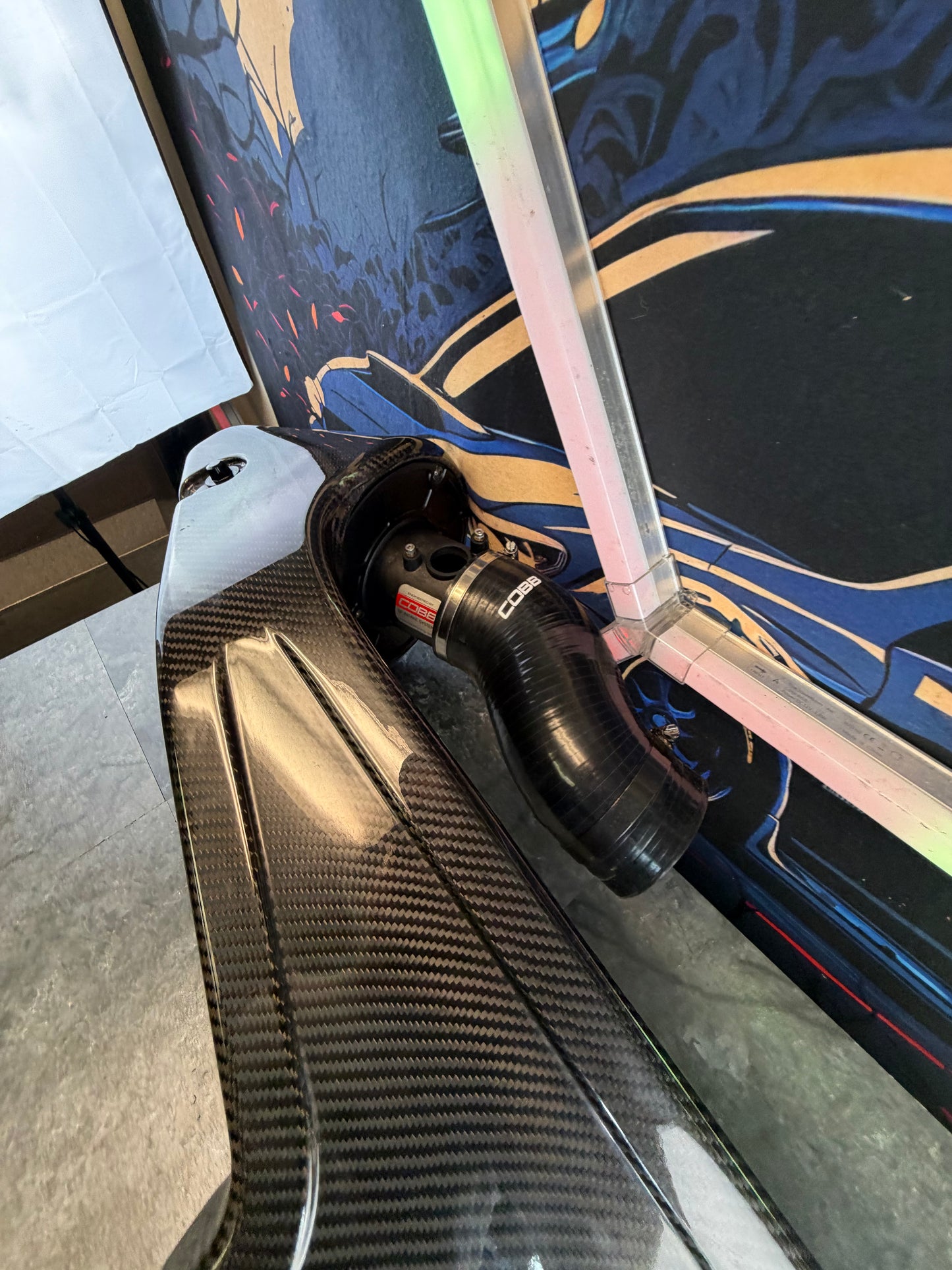COBB REDLINE CF 15-21 Subaru STi air intake EJ257 carbon fiber w/ after maf hose RAM AIR type RA