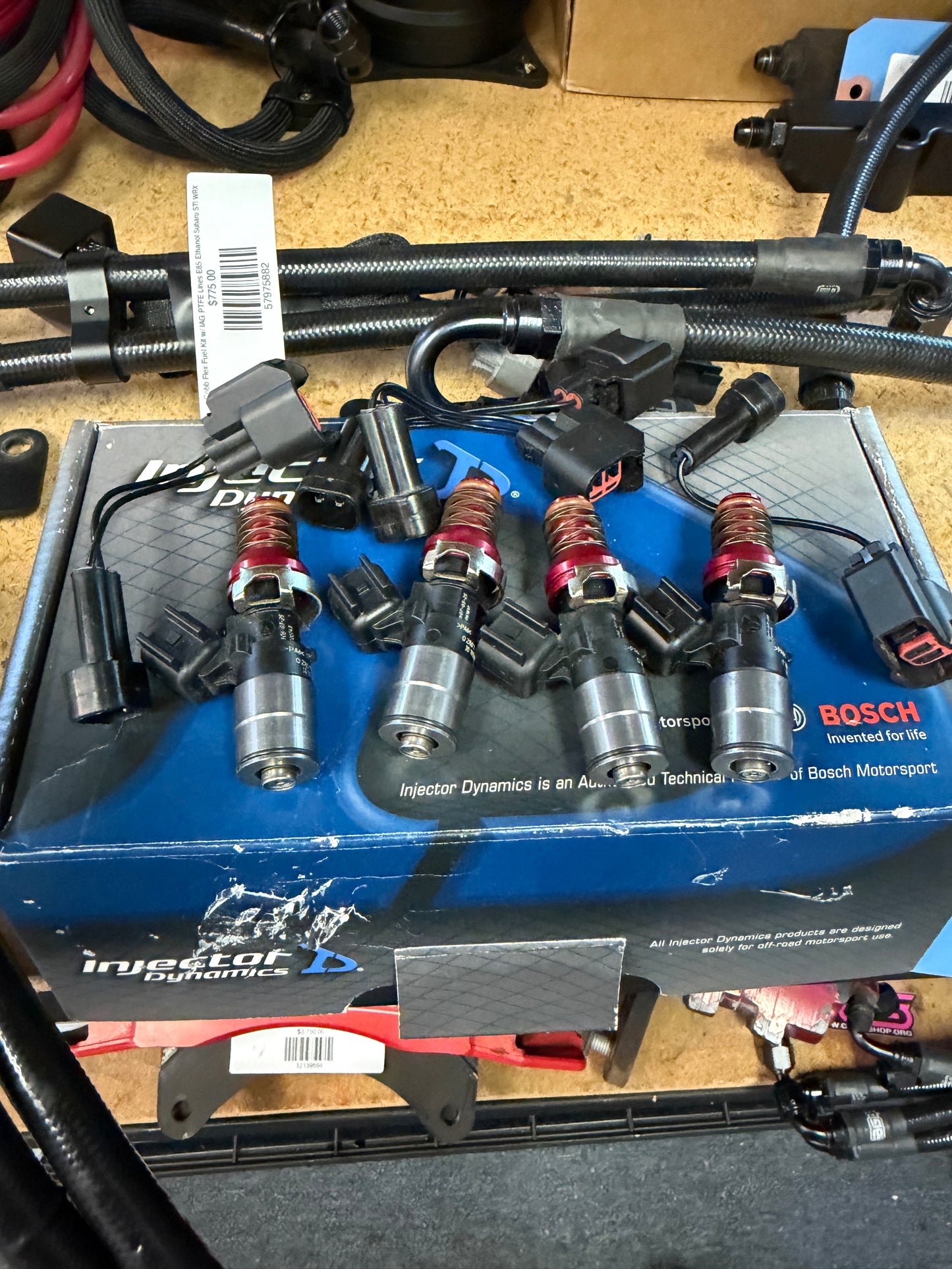 ID 1050 c XDS top feed fuel injectors Subaru wrx & STi injector dynamics