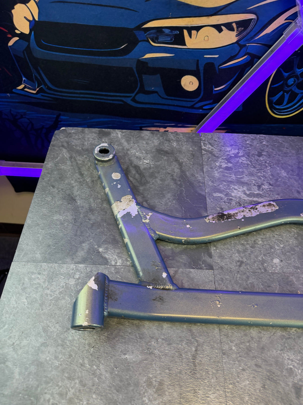 GT SPEC “ h “ brace under car suspension tie bar 2008 - 2014 Subaru STi & wrx
