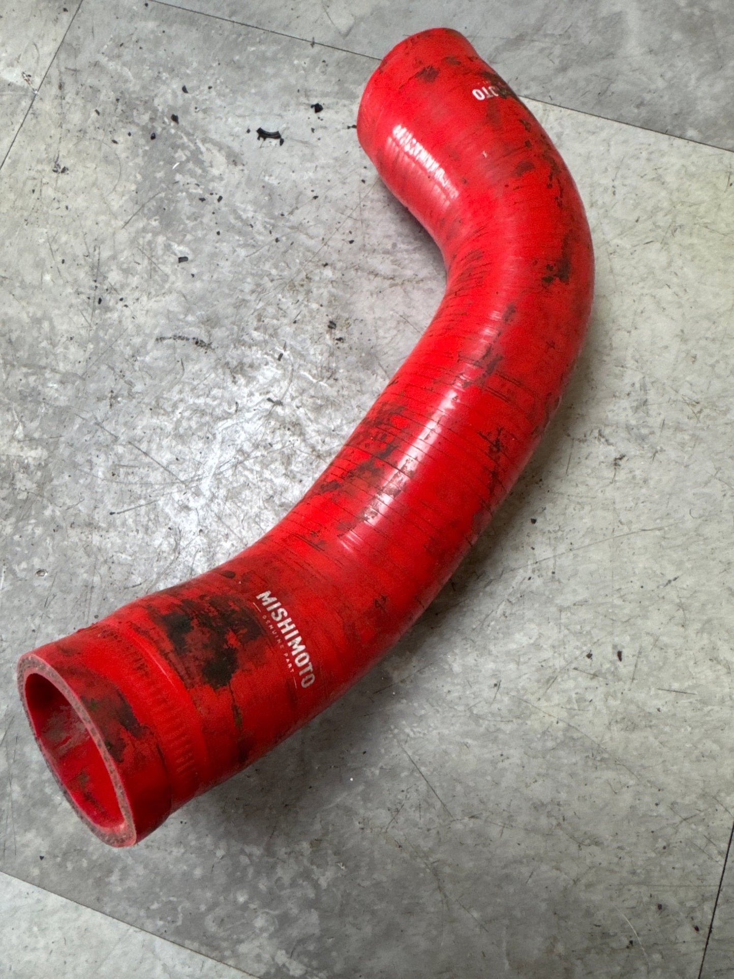 Mishimoto Upper Radiator Hose Red - 2002-2007 Subaru WRX / STI