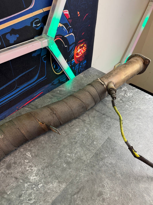 CNT exhaust downpip3 Subaru STi & wrx 08-21 08-14 ej255 ej257 ( 2nd o2 bung for AFR gauge )