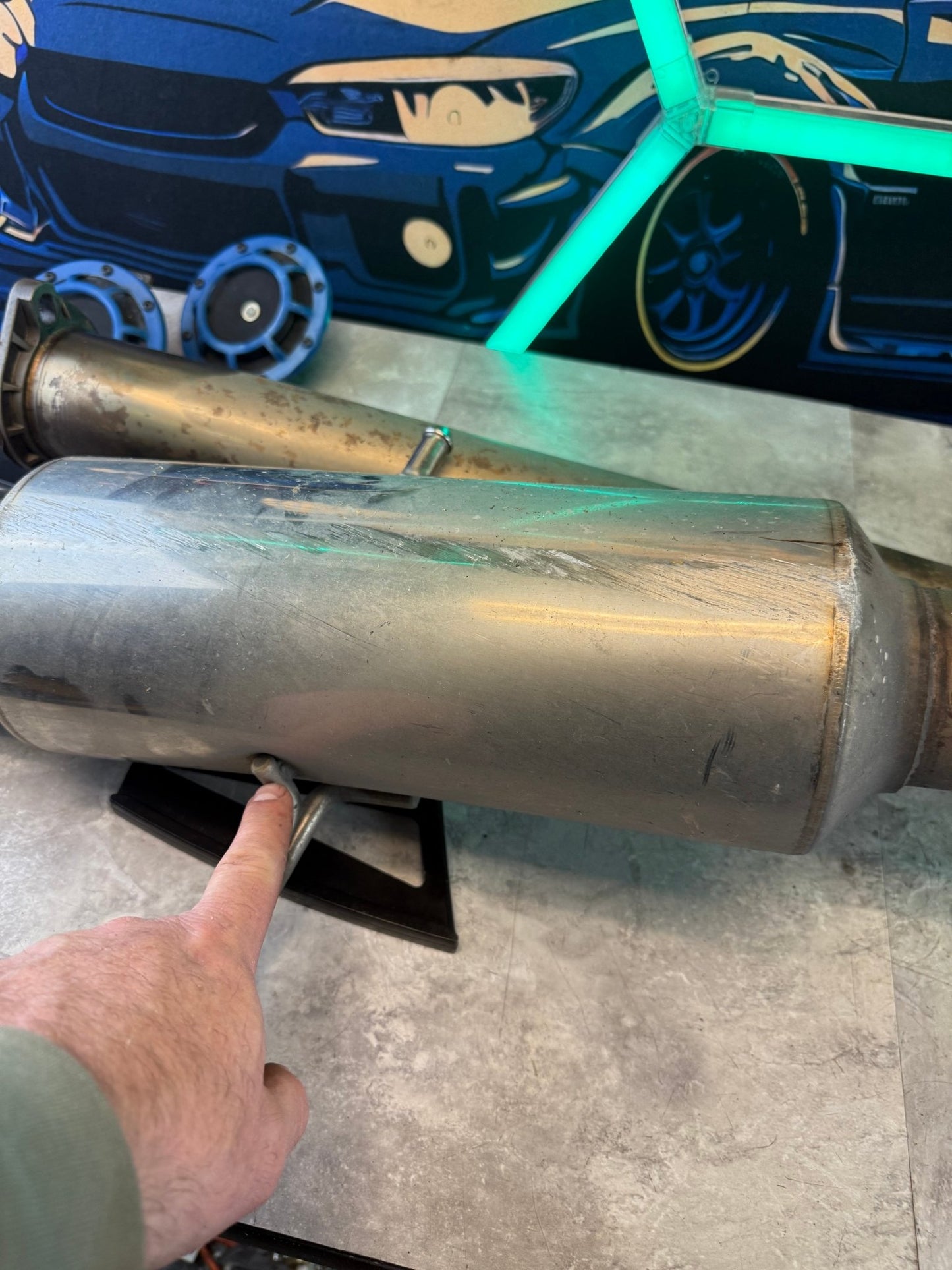 Invidia N1 cat back TI tip race mid pipe& axle back Subaru   Exhaust For 02-07 WRX/STi