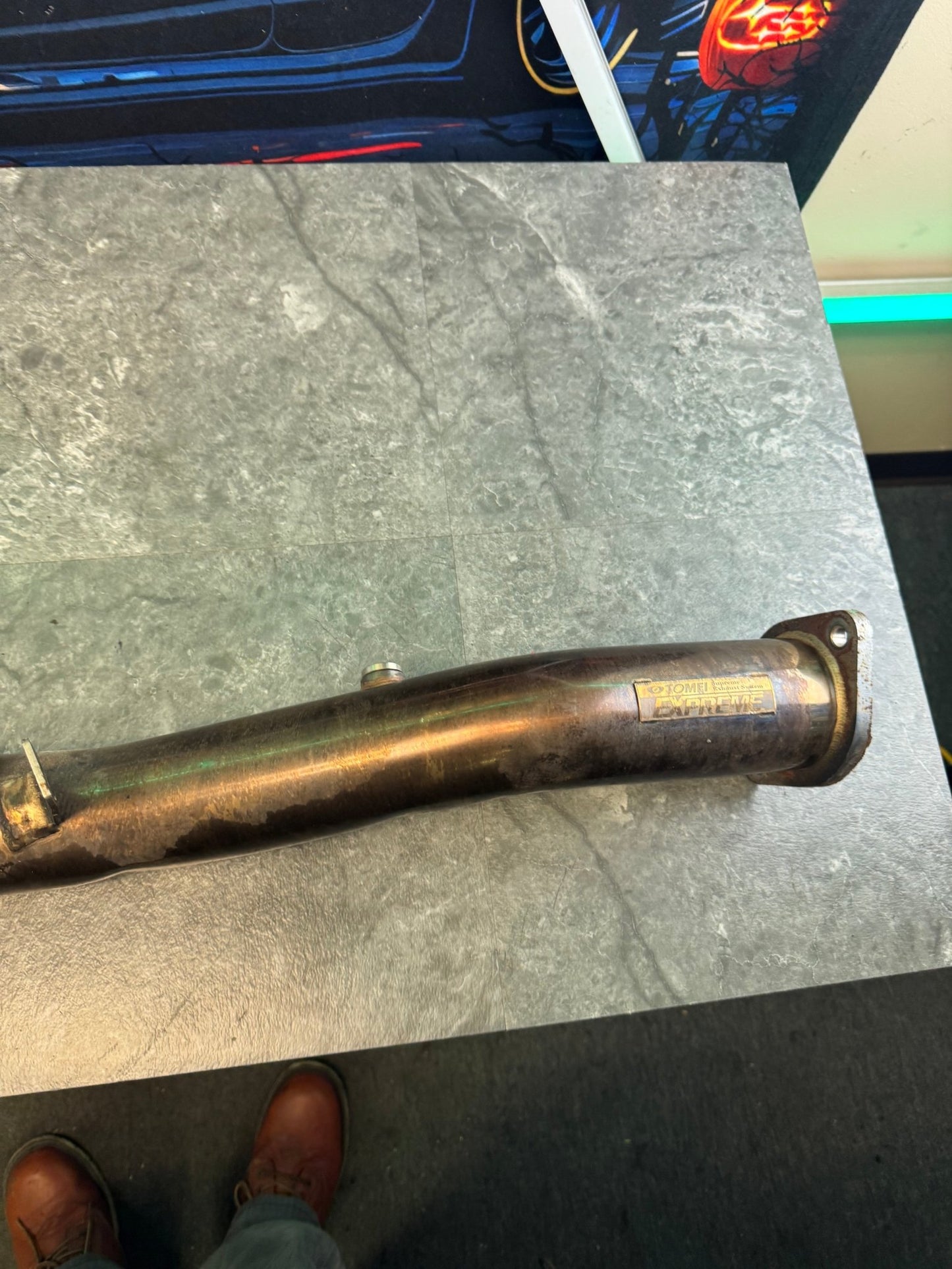 2002-2007 Subaru WRX / 2004-2007 Subaru WRX STi Tomei Catless Bellmouth Extreme ST Performance Dual Bung Downpipe