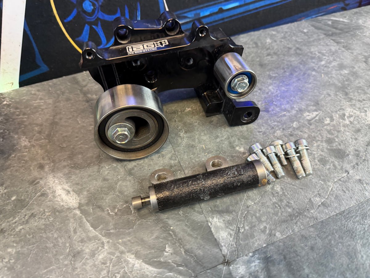 IAG v2 billet timing belt tensioner Subaru STi and wrx