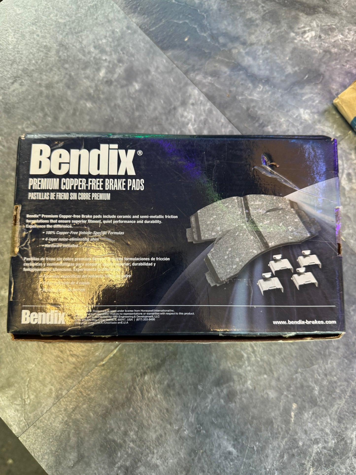 2002-2007 Subaru WRX Bendix Rear Brake Pads With Hardware Open Box