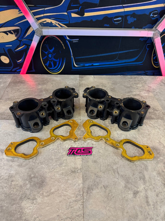 Composite TGV Deletes With Spacers For Subaru 02-14 WRX / 07-21 STi / 07-12 FXT And LGT