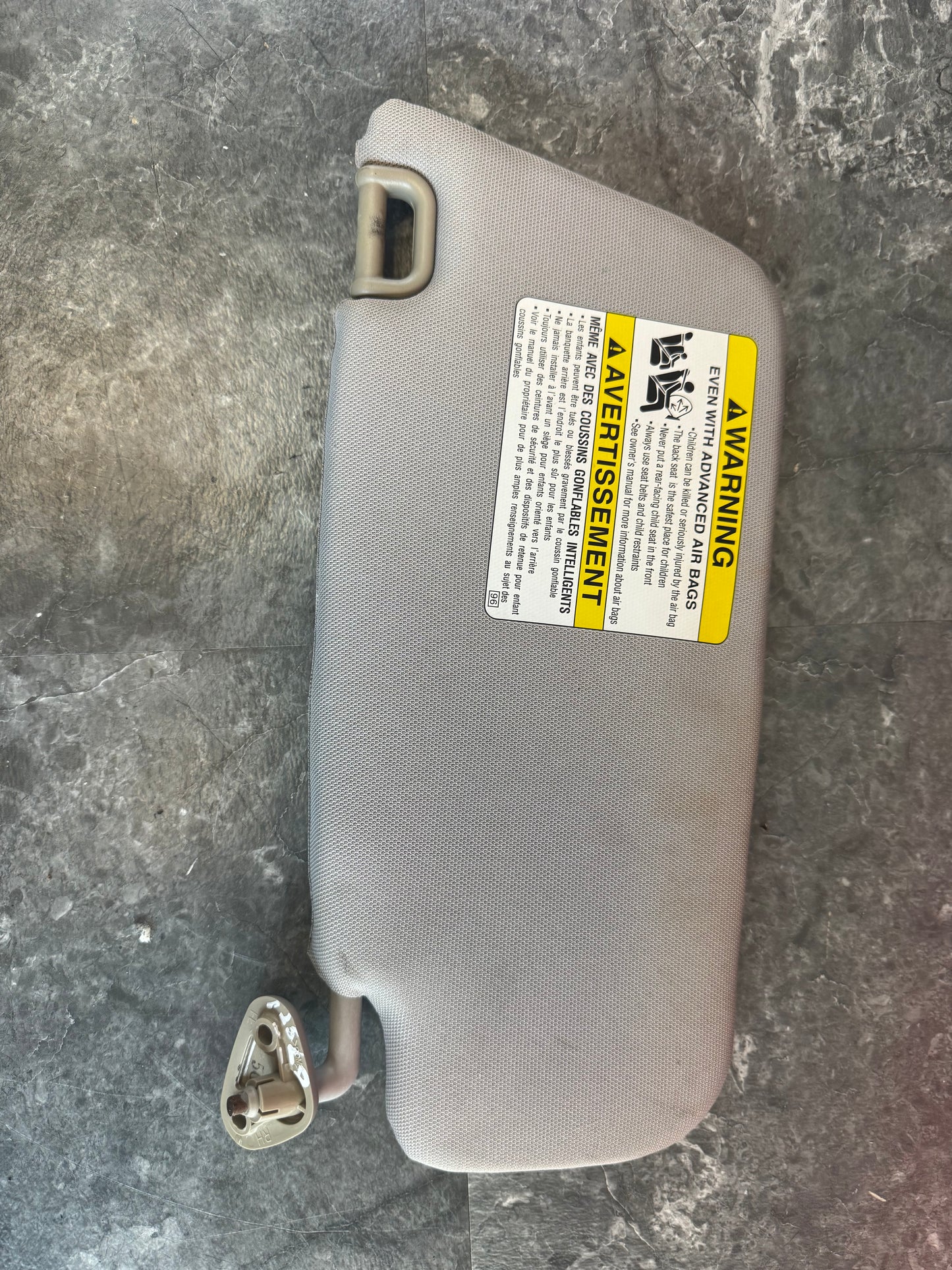 2002-2007 Subaru Impreza WRX STi SUN Visor Shade Driver SIDE LH