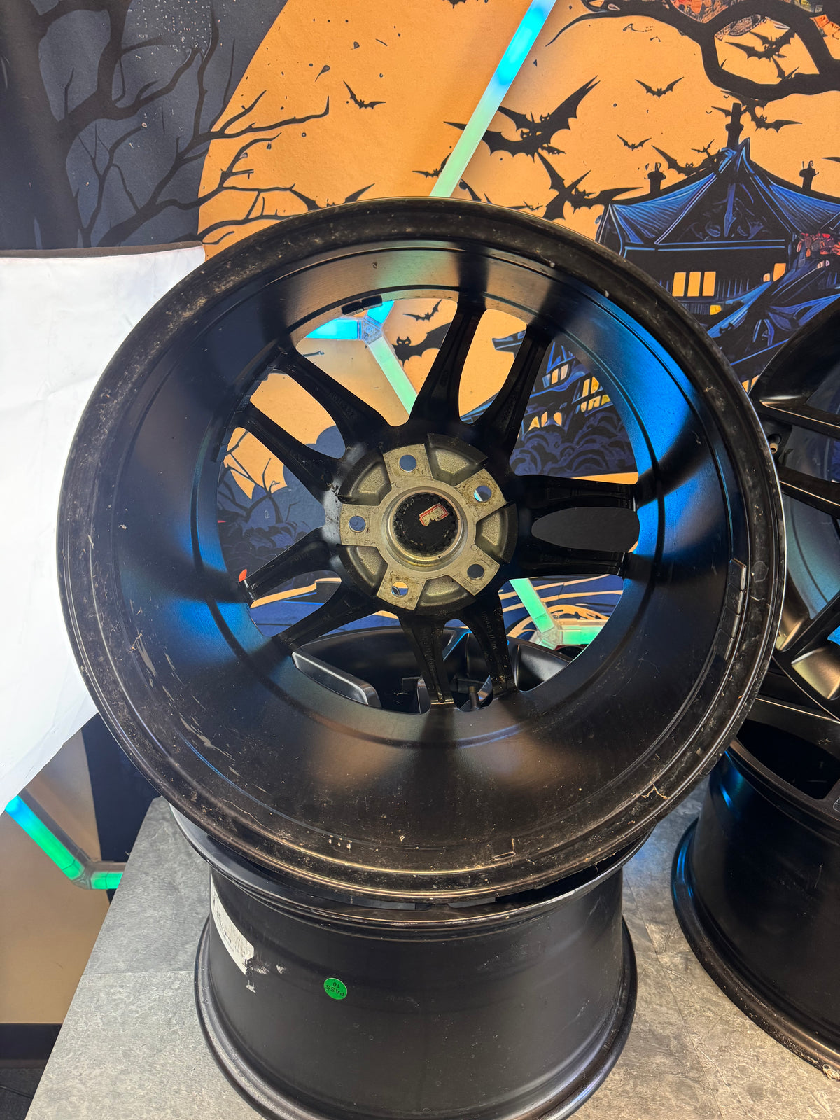 Aftermarket OE CV27 C7 Corvette Stingray Style Wheels Set Of 4 17x9.5 +54 5x120.65