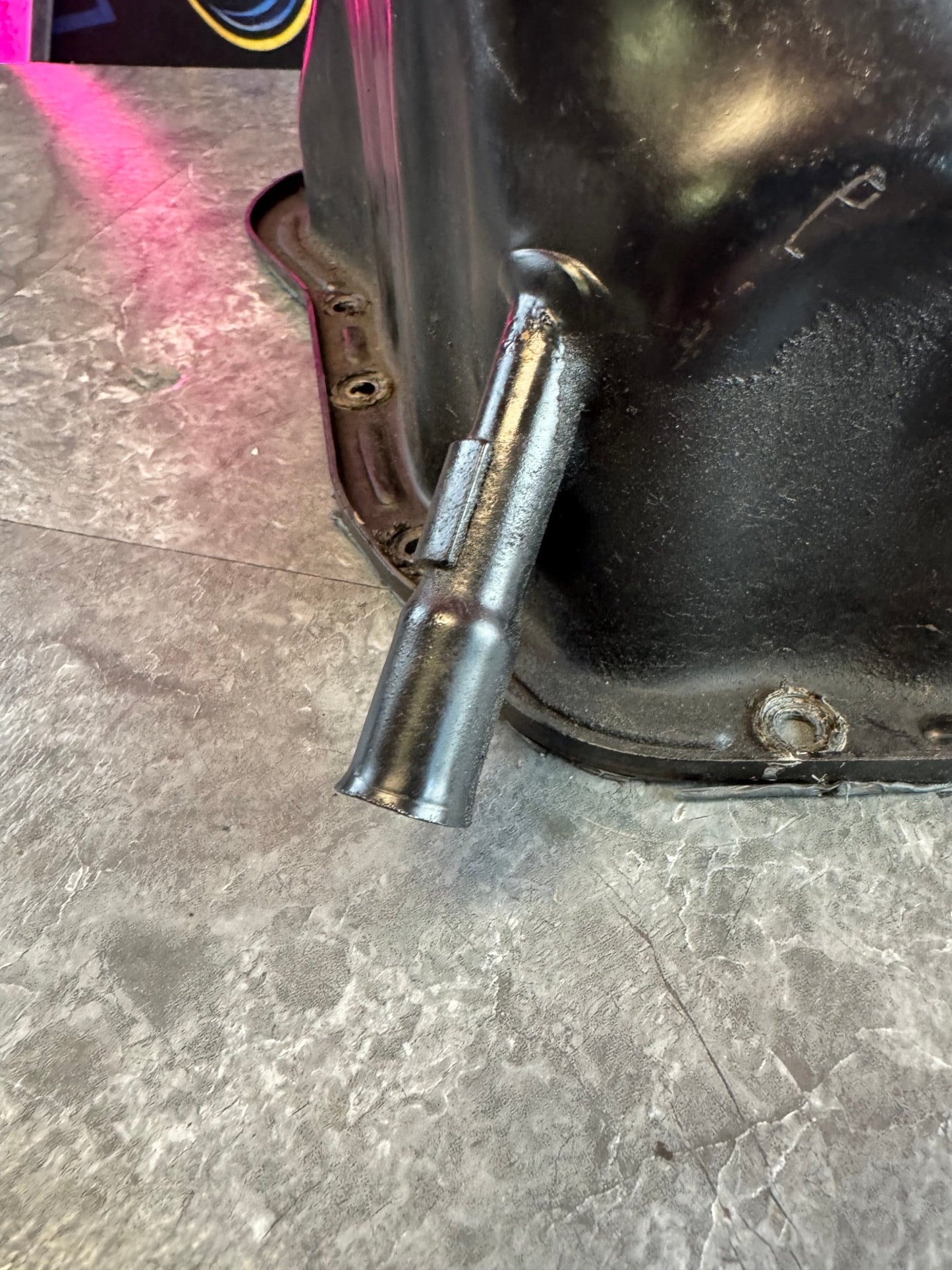 2004-2021 Subaru WRX STi Killer B Oil Pick Up Tube With Killer B Baffle And OEM Oil Pan With Hardware