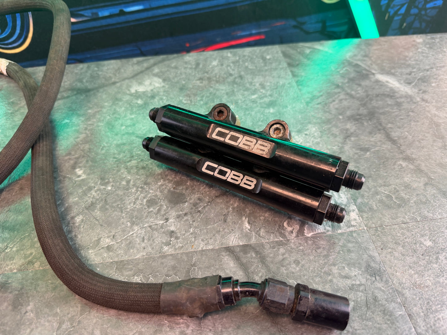 COBB pre greenspeed stage 2 e85 flex fuel kit w/ rails , anti stumble FPR & lines 08-21 Subaru STi 08-14 wrx