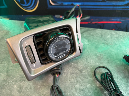 INNOVATIVE AFR air fuel ratio GAUGE 2008-2014 Subaru wrx & STi w/ o2 sensor & subtle solutions vent pod