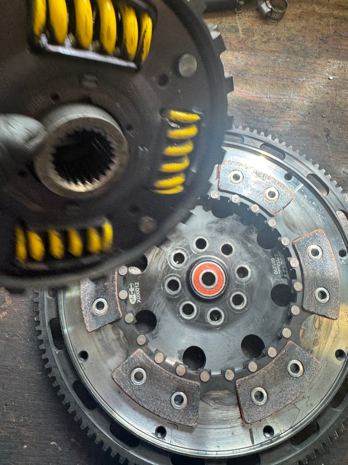 2004-2021 Subaru WRX STi ACT Mod-Twin 225 Extreme 6-Puck Sprung Street Clutch Kit Organic Disk With Monolock Collar