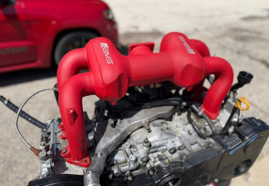 AMS standard cast intake manifold 02-21 Subaru STi red “ standard “ wrx EJ257 EJ25