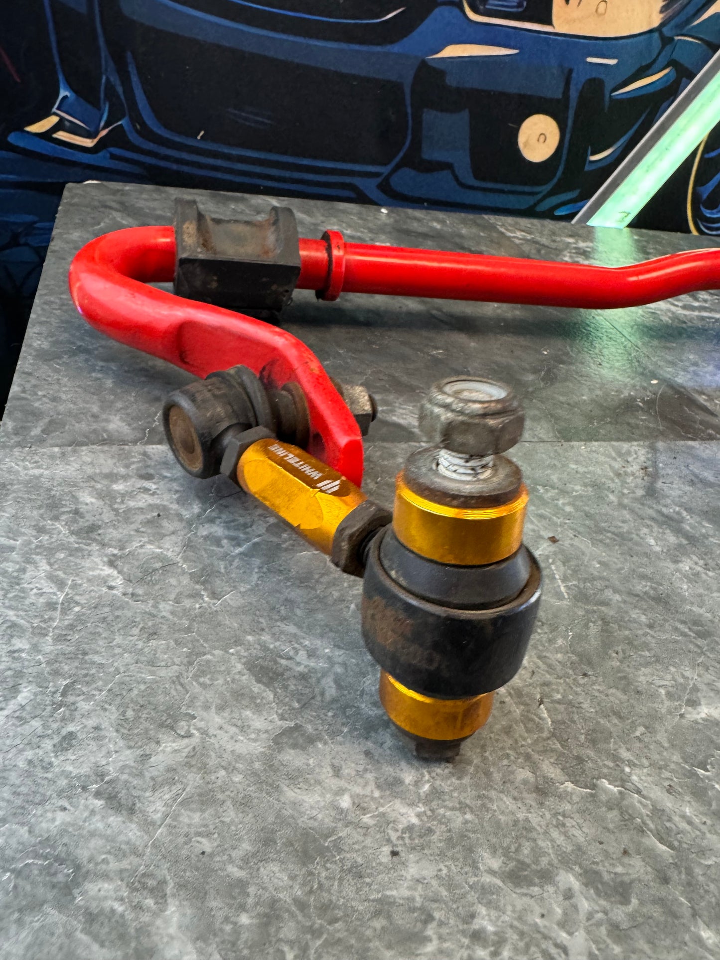 2008-2014 Subaru WRX STi Eibach Adjustable Rear Sway Bar 22mm With Whiteline Links
