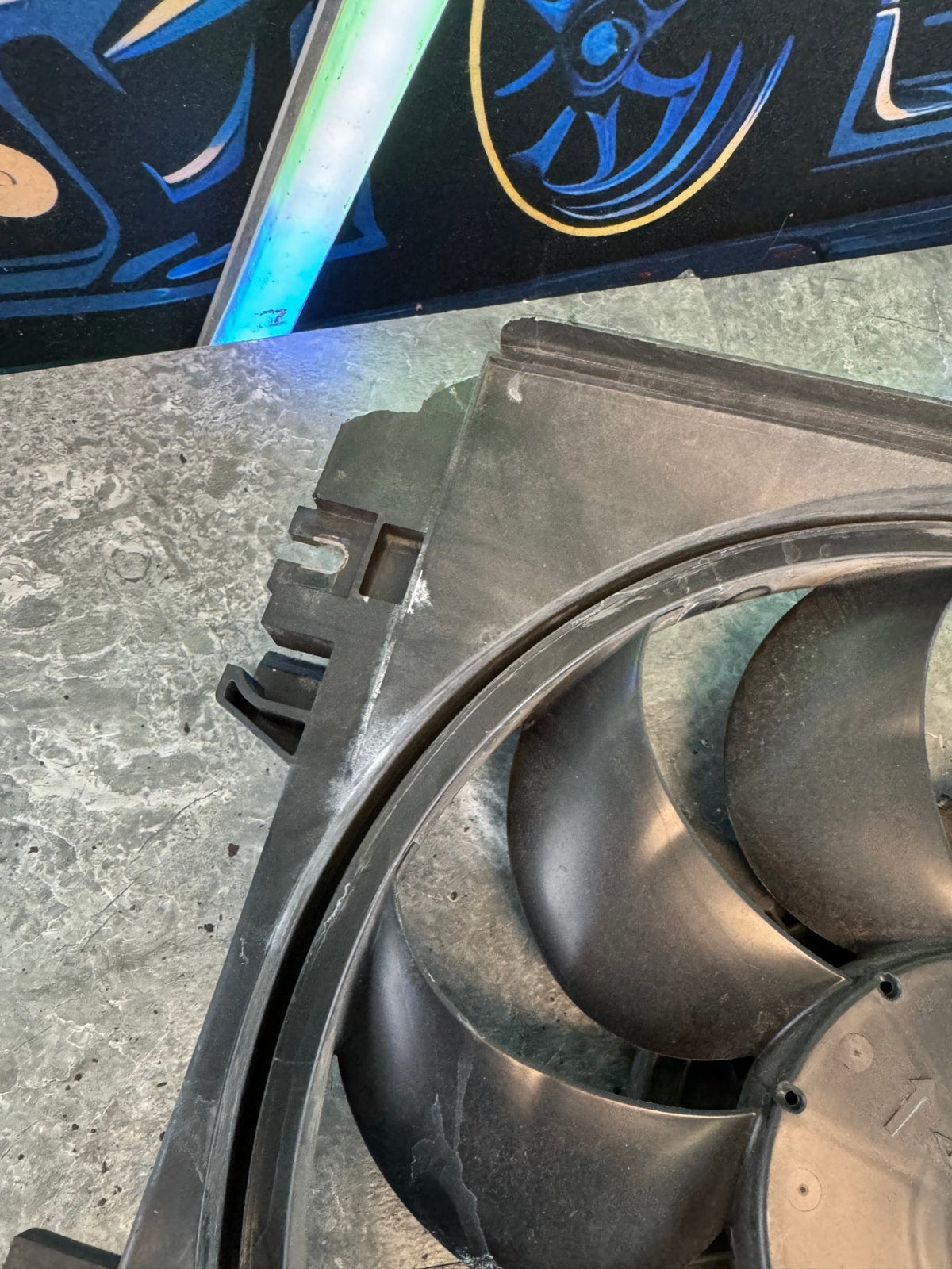 2008-2014 Subaru Impreza WRX STi OEM Radiator Fan 9-Blade Cooling Fan