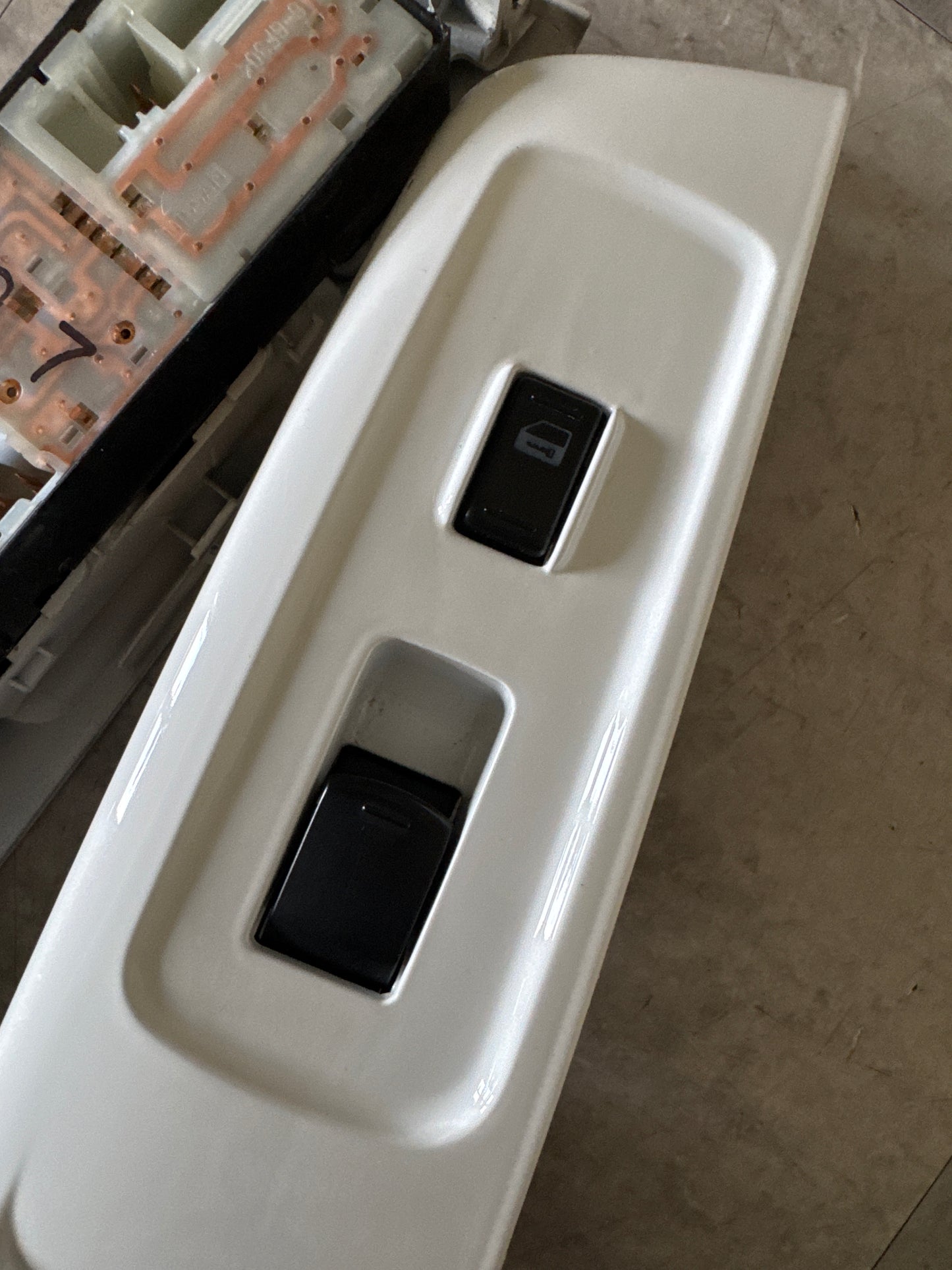 2008-2014 Subaru Impreza WRX STi OEM Front Window Switch Panel Pair Painted White