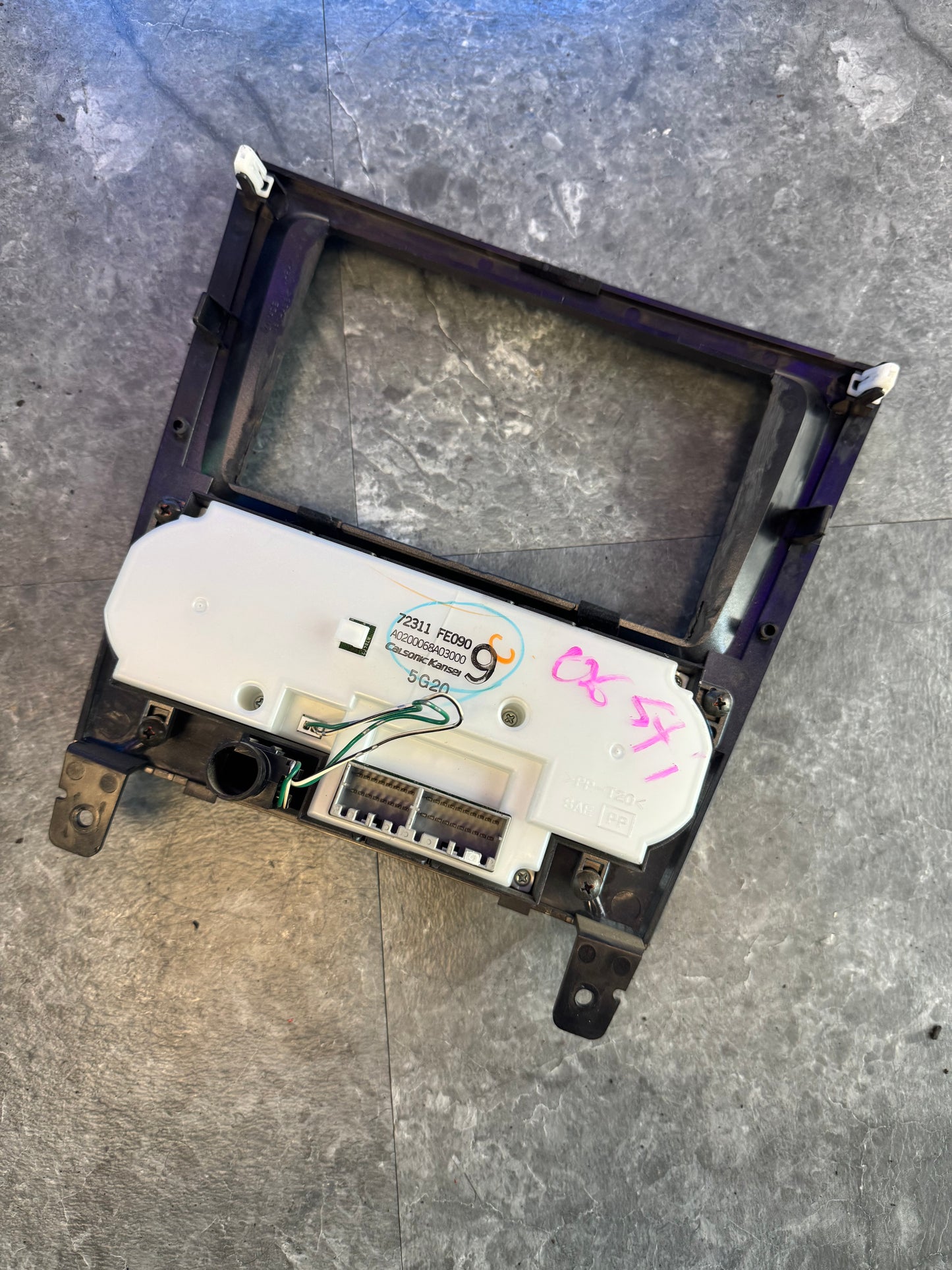 2005-2007 Subaru Impreza WRX STi OEM Radio HVAC Trim Dash Panel Bezel