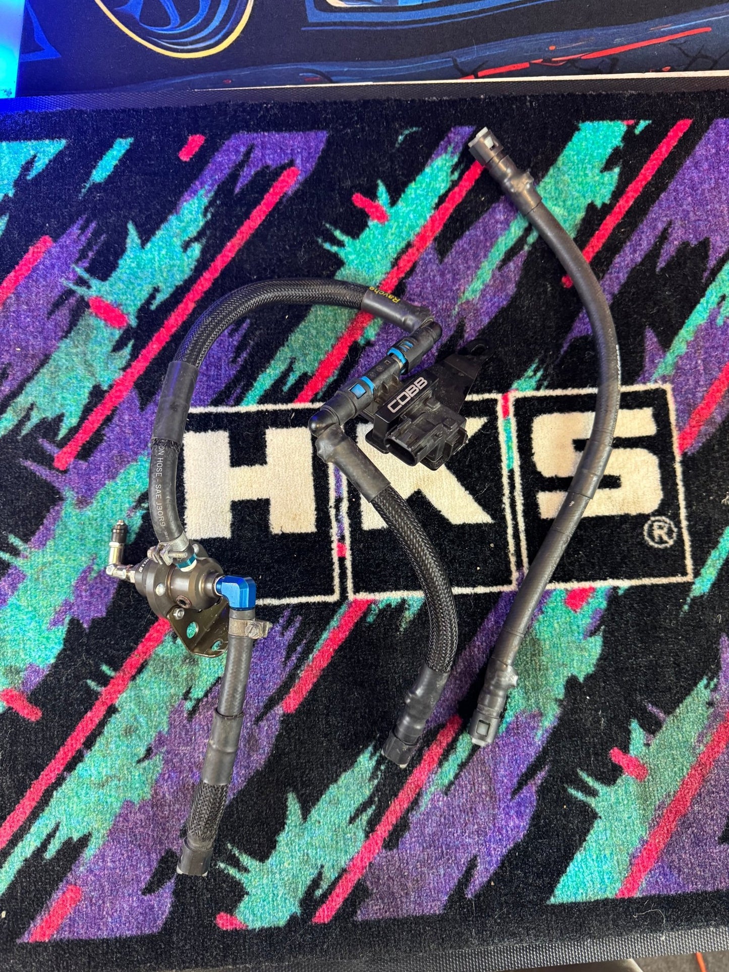 2002-2021 Subaru WRX STi Tomei Fuel Pressure Regulator With Cobb Ethanol Sensor Unfinished Kit P2