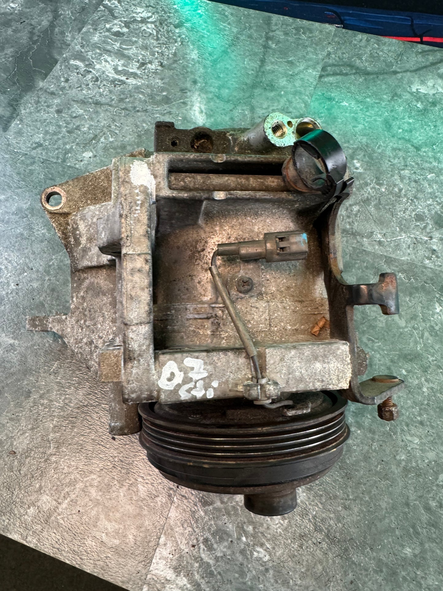 2004-2007 Subaru Impreza WRX STi AC Compressor With Bracket