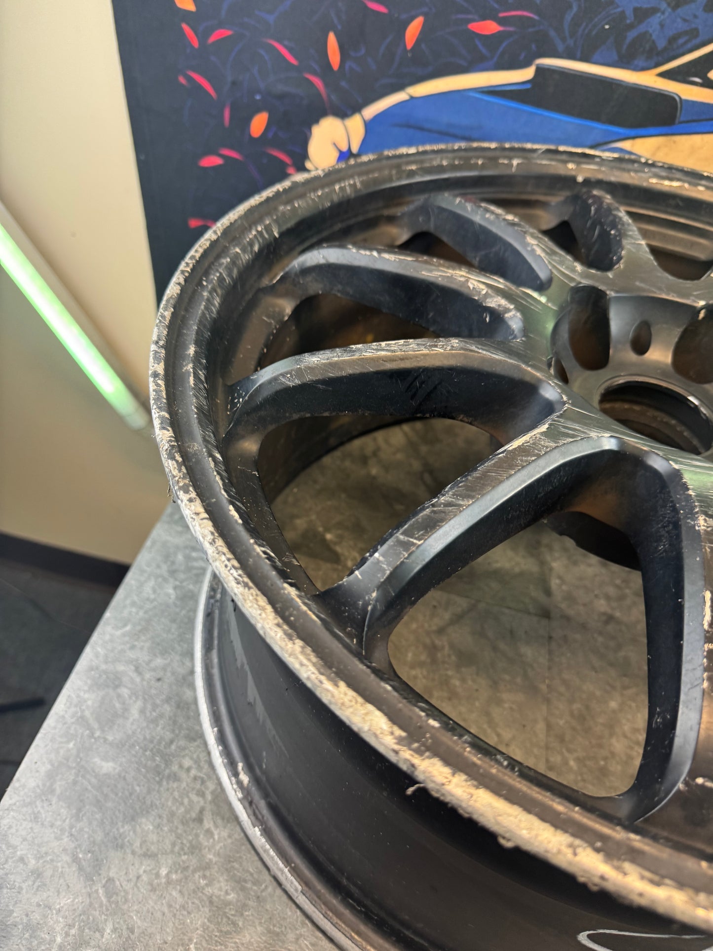 Work Emotion 11r Wheels Set Of 4 Need Refinished 18x8.5 +47 5x114.3