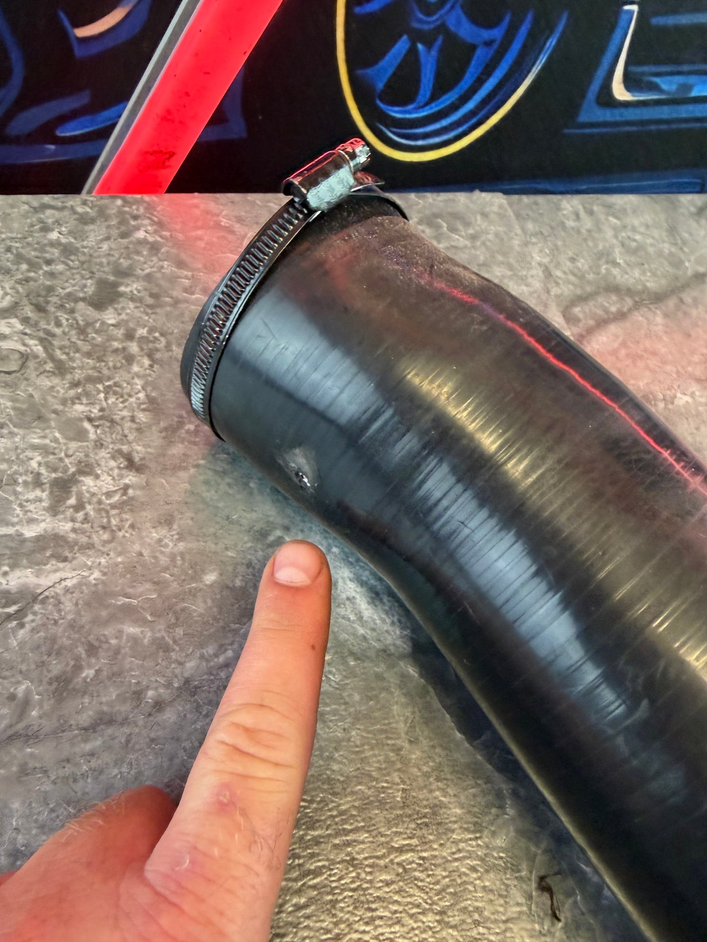 TORQUE SOLUTION 3” silicone inlet SUBARU STi & WRX EJ257 ( for use with blouch 3” turbos )