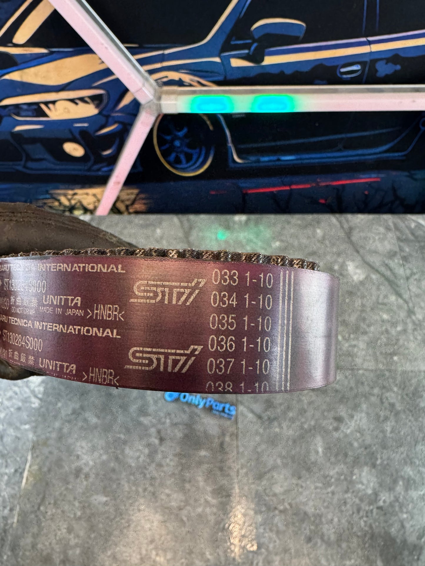 Subaru OEM STi Reinforced Timing Belt EJ25/EJ20 EJ Motors
