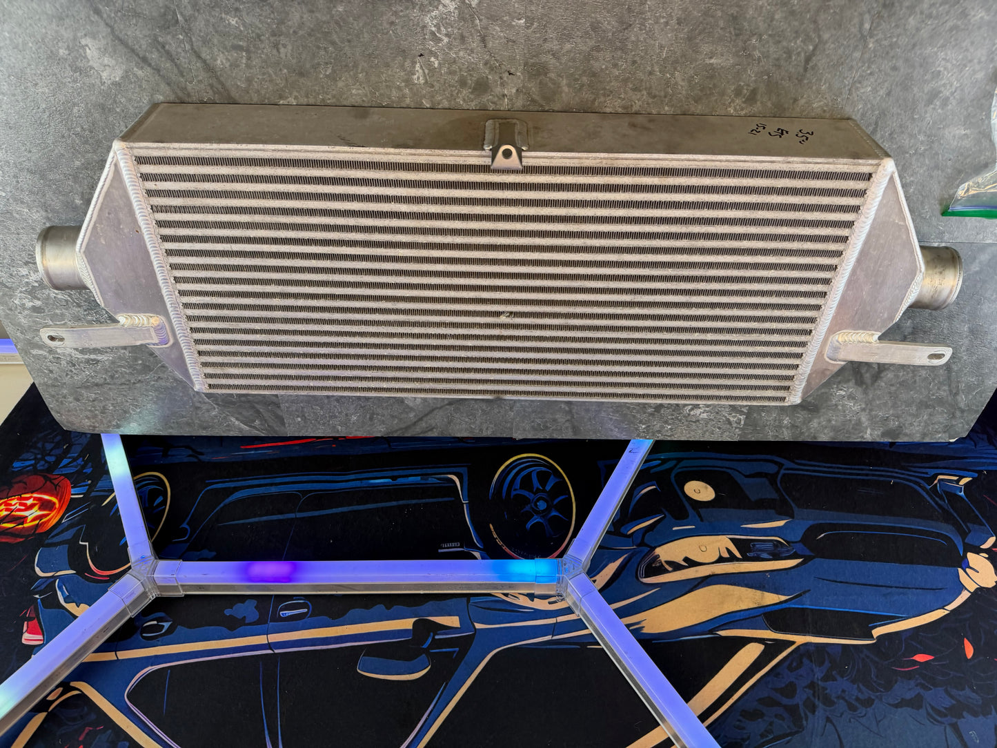 ETS 3.5 “ inch front mount intercooler core 2015 - 2021 STi & wrx EJ257 & FA20