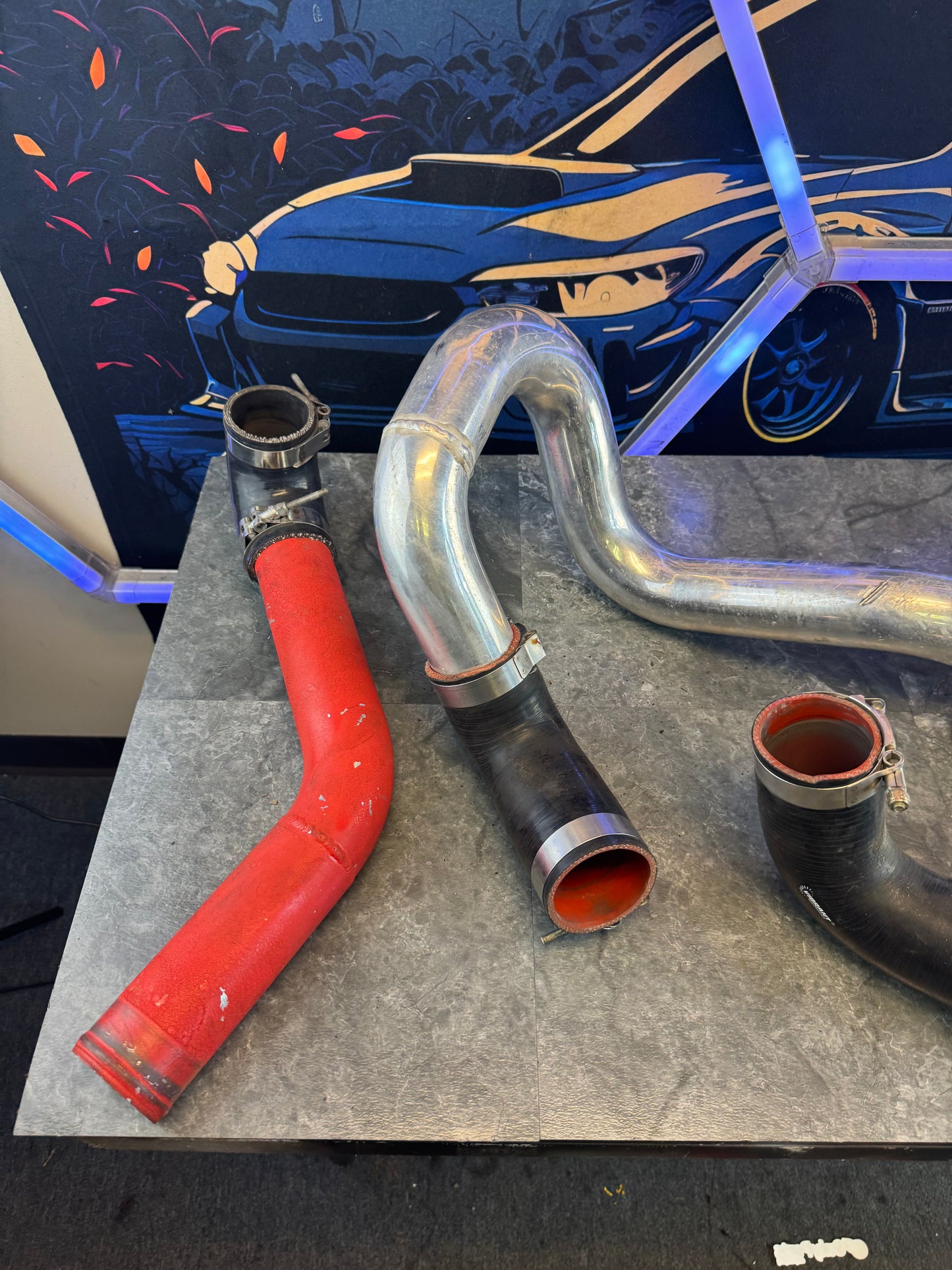 2015-2021 Subaru WRX STi Aftermarket Custom Rotated Turbo Front Mount Piping Kit