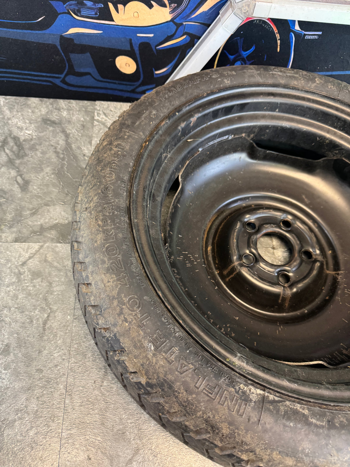 2004 Subaru WRX STi / 2006-2007 Subaru WRX OEM Subaru Spare Tire Emergency Tire Wheel Spare Donut