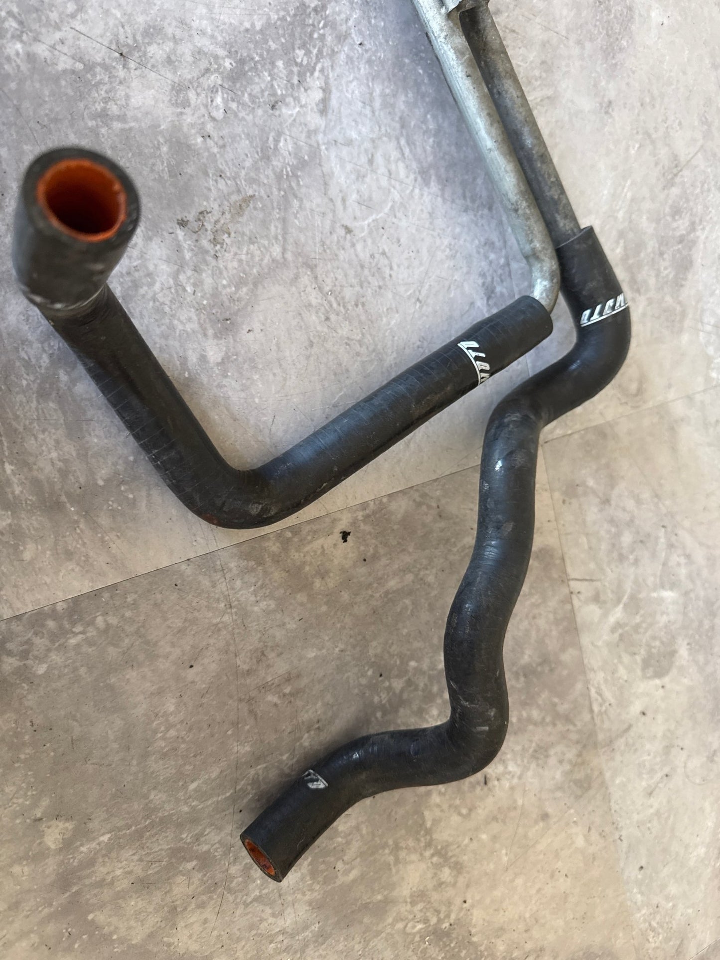 02-07 SUBARU IMPREZA WRX OEM INTERCOOLER COOLANT PIPE TUBE LINE w/ MISHIMOTO ANCILLARY HOSES