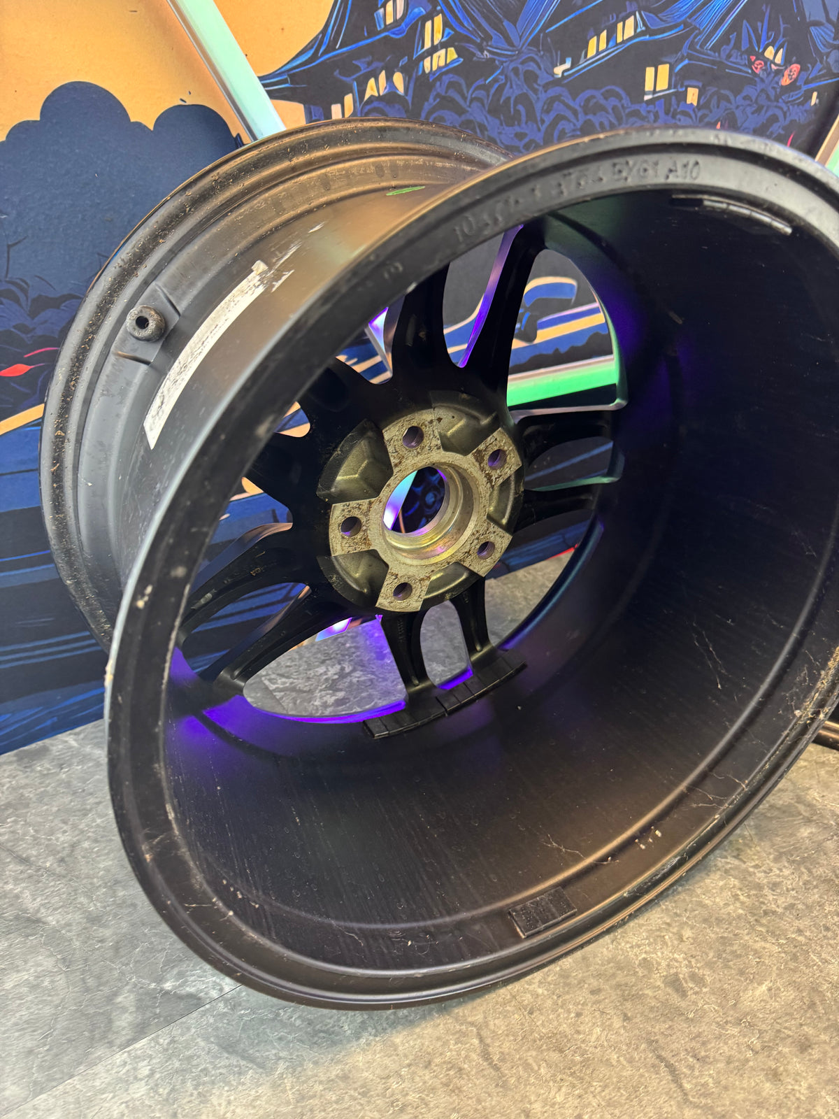 Aftermarket OE CV27 C7 Corvette Stingray Style Wheels Set Of 4 17x9.5 +54 5x120.65
