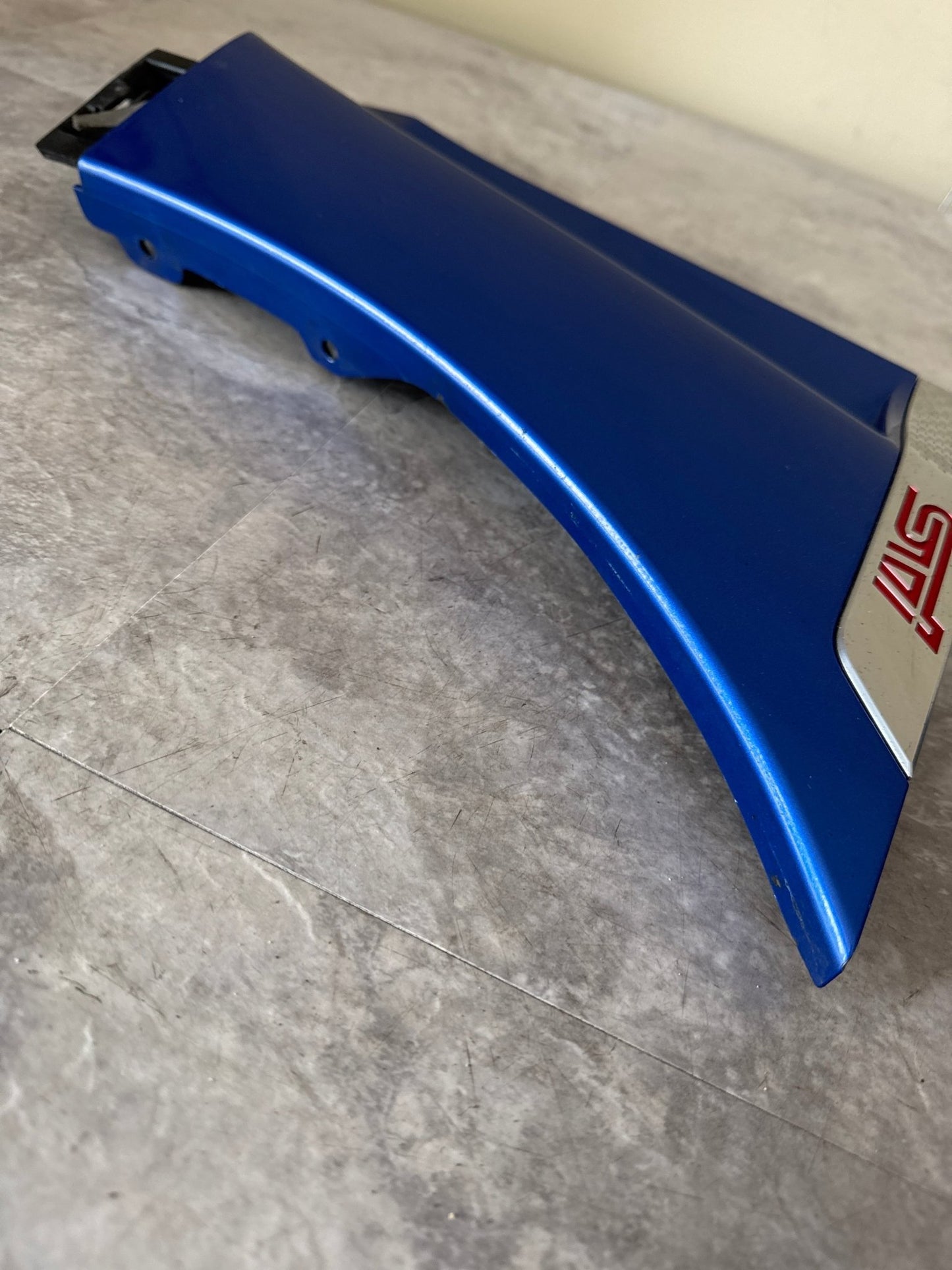2019-2021 Subaru WRX STi Right OEM Fender Molding (K7X Blue) WRB