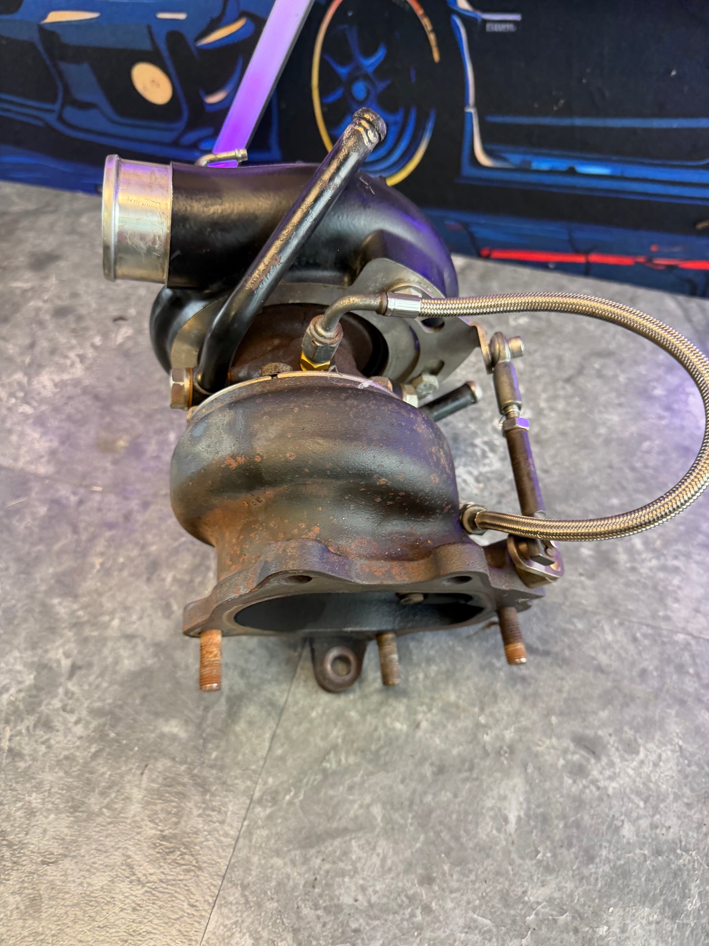 Blouch dom 2.5 xtr turbo “ polka pickle “ dominator ball bearing billet 490 hp Subaru STi & wrx