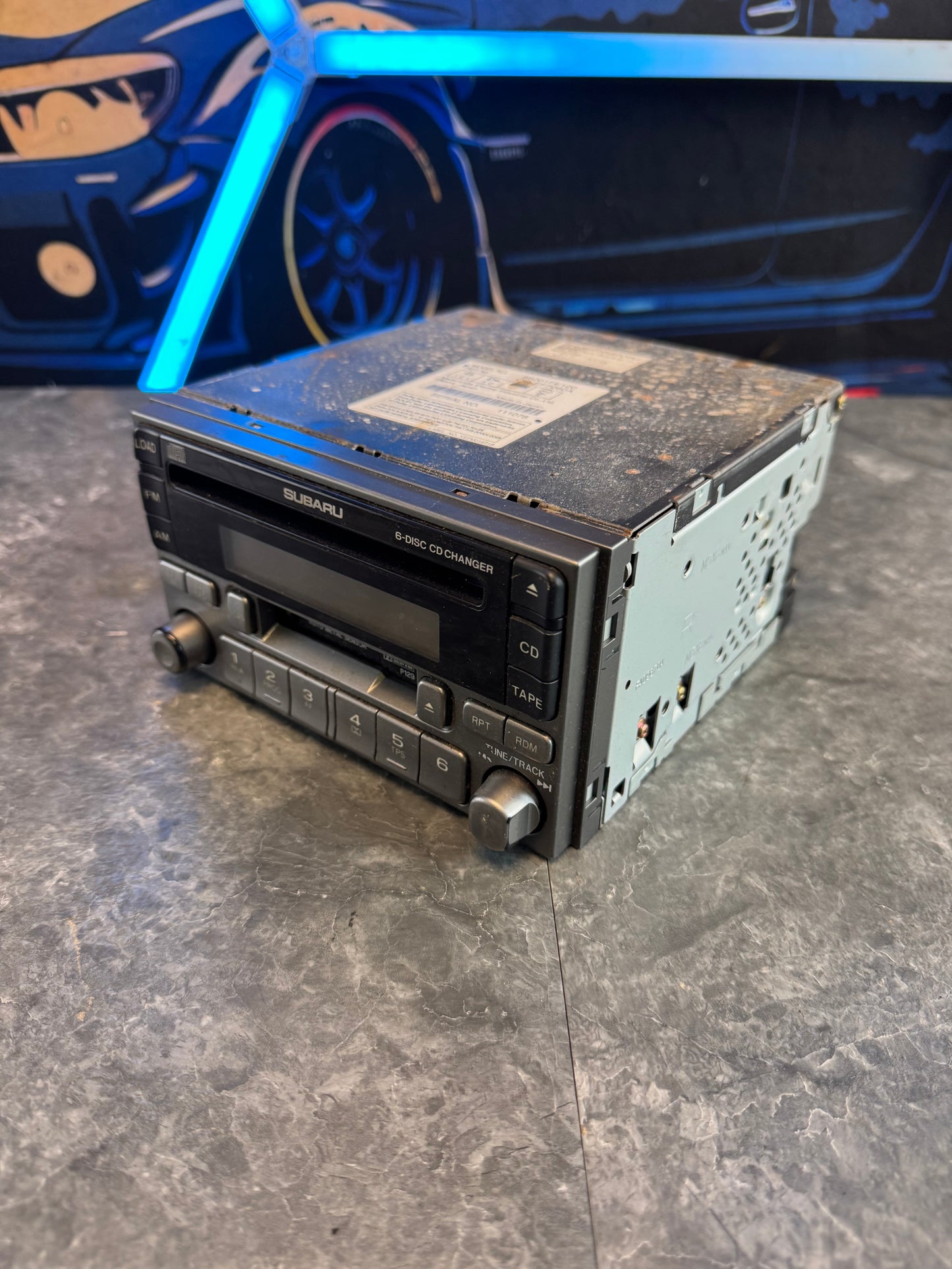 2004-2006 Subaru Impreza WRX 6 Disc OEM Radio Control Unit Stereo Deck