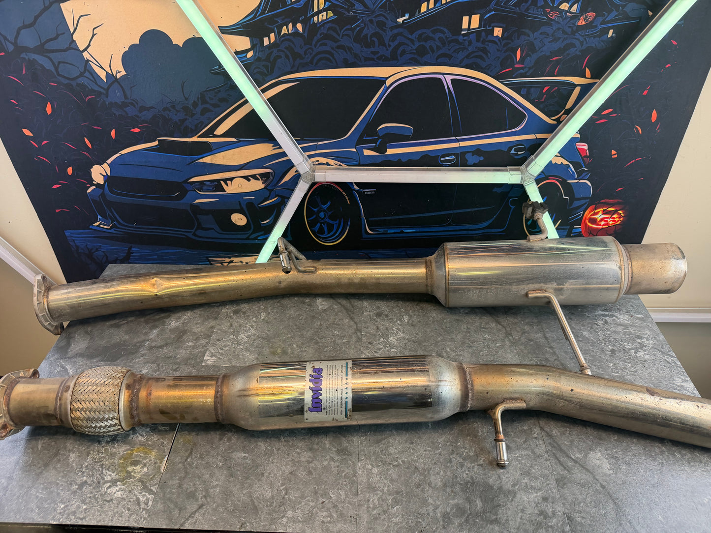 Invidia n1 CBE catback exhaust system 02-07 wrx 04-07 Subaru STi SS 3” “ street “
