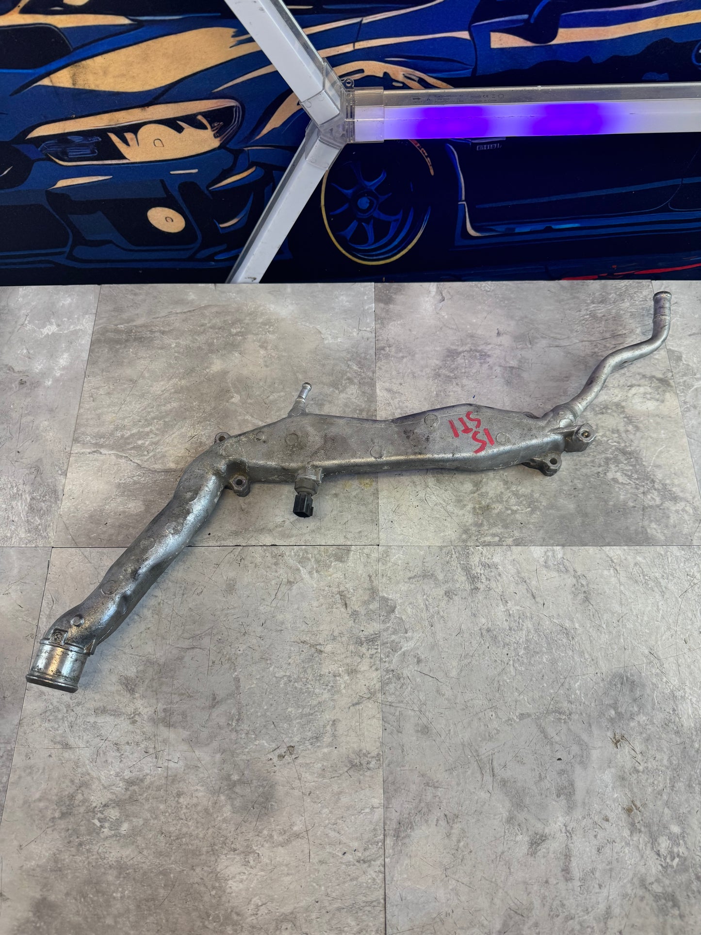 2015-2021 Subaru STi OEM Coolant Crossover Pipe Assembly